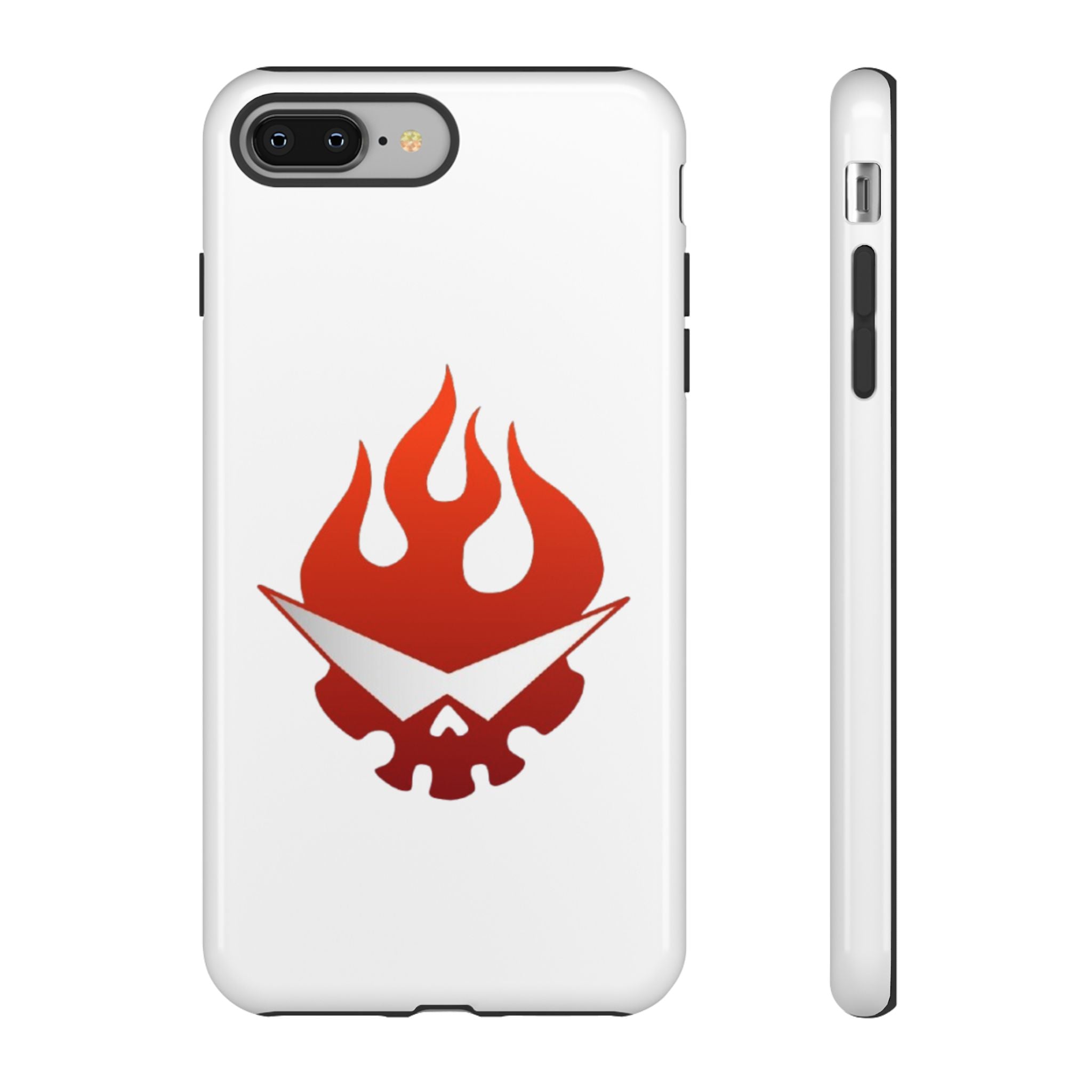 Bold Flame Phone Case, Tough Cases for Daily Protection, Stylish Accessories, Gift for Fire Lovers, Trendy Tech Gear