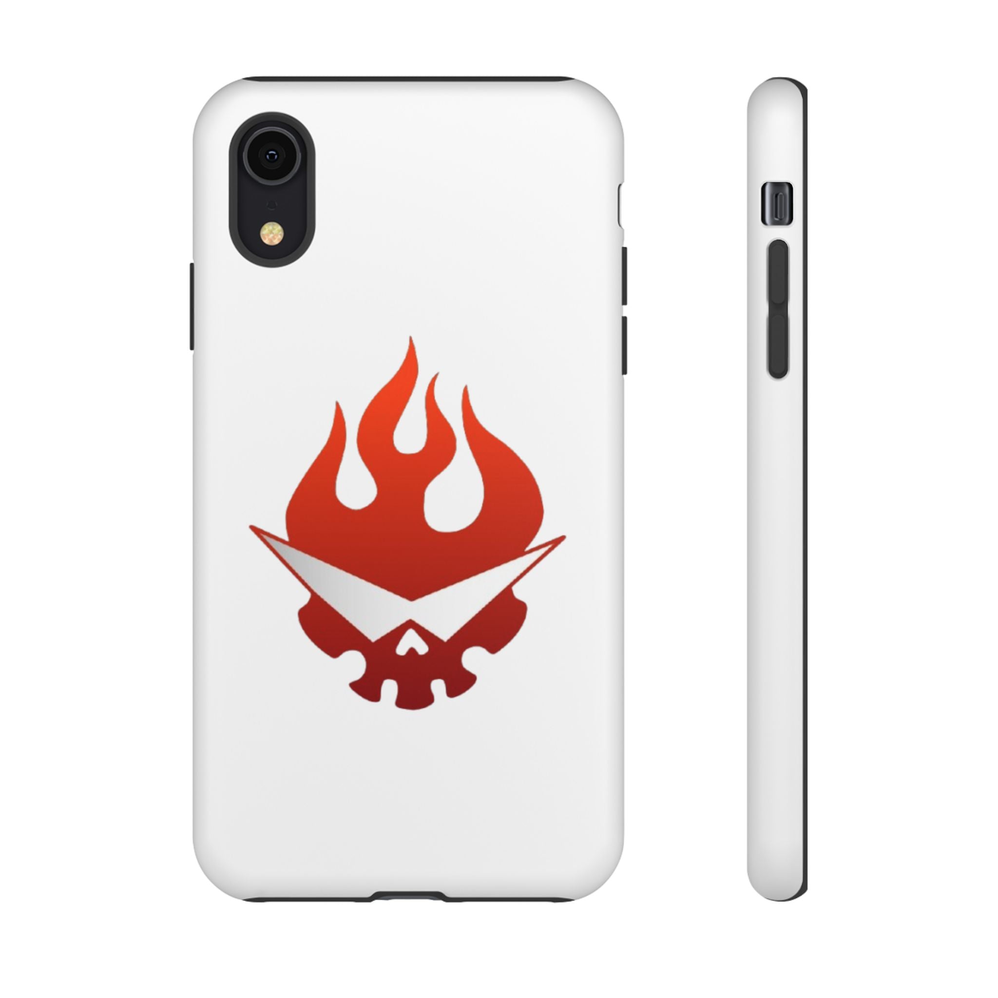Bold Flame Phone Case, Tough Cases for Daily Protection, Stylish Accessories, Gift for Fire Lovers, Trendy Tech Gear