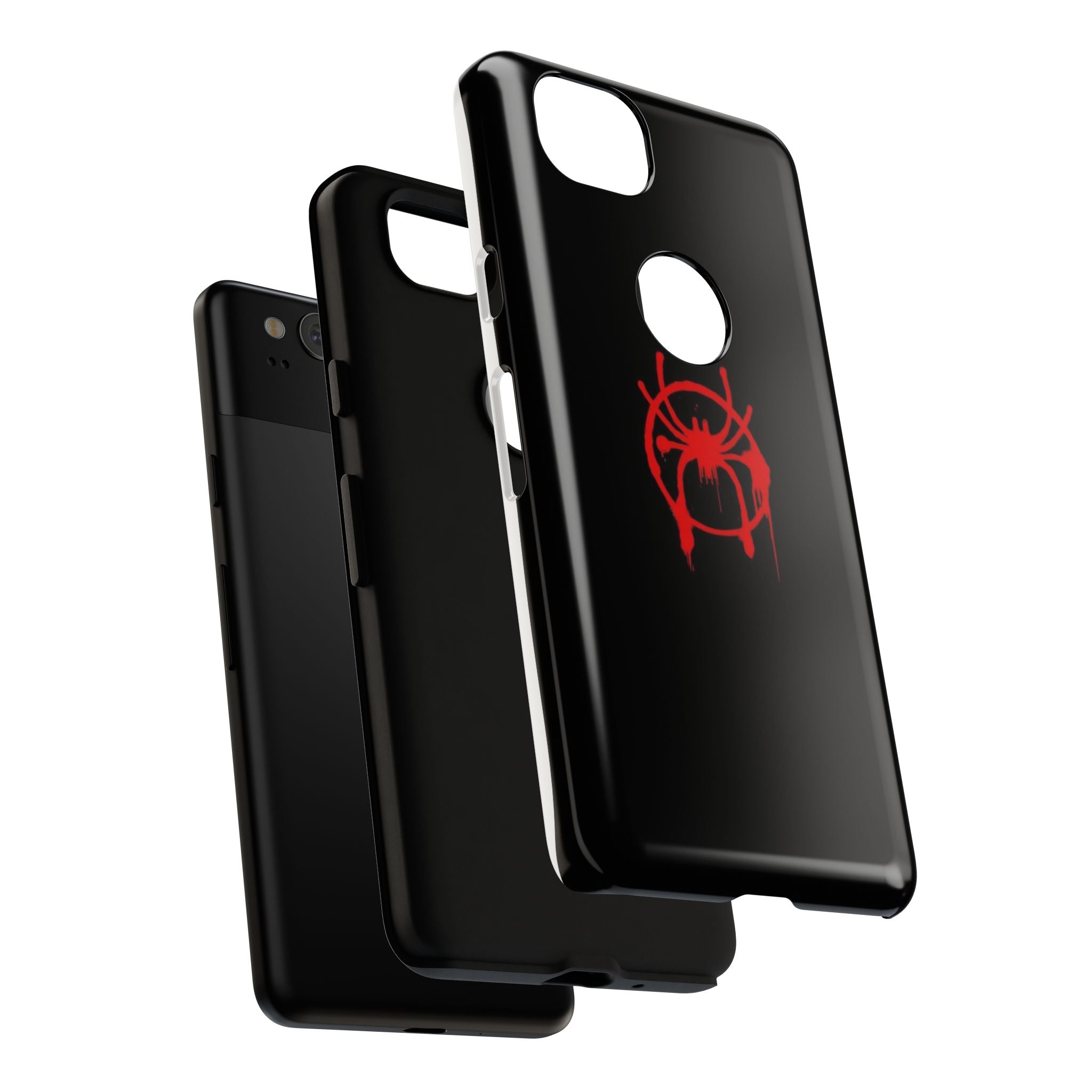 Red Spider Graphic Phone Case, Tough Phone Cover, Custom Mobile Protector, Stylish Gadget Accessory, Gift for Spider Fans