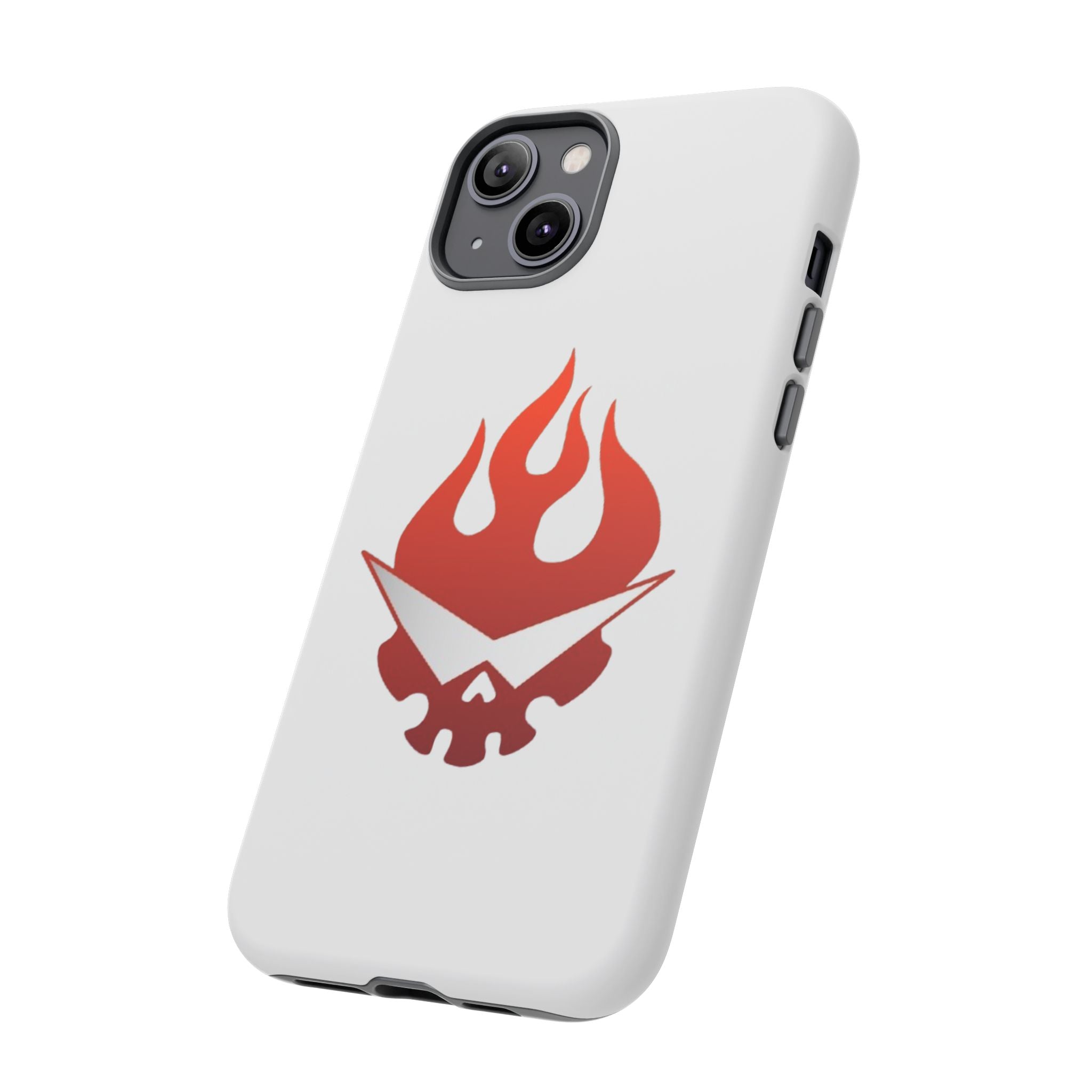 Bold Flame Phone Case, Tough Cases for Daily Protection, Stylish Accessories, Gift for Fire Lovers, Trendy Tech Gear