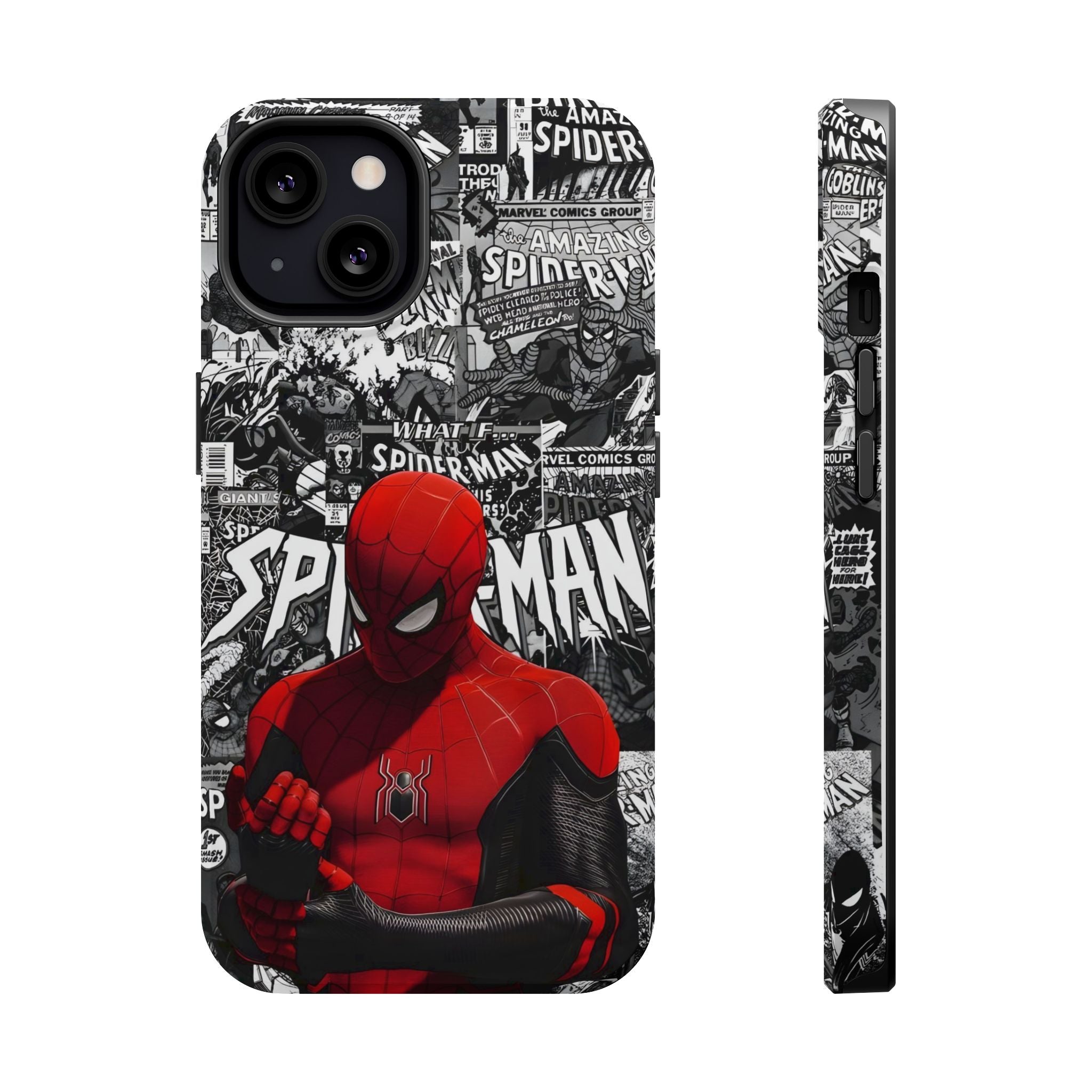 Spider-Man Magnetic Tough Case, Superhero Phone Cover, Gifts for Comic Book Fans, Durable Phone Protection, Kids and Adult Accessories