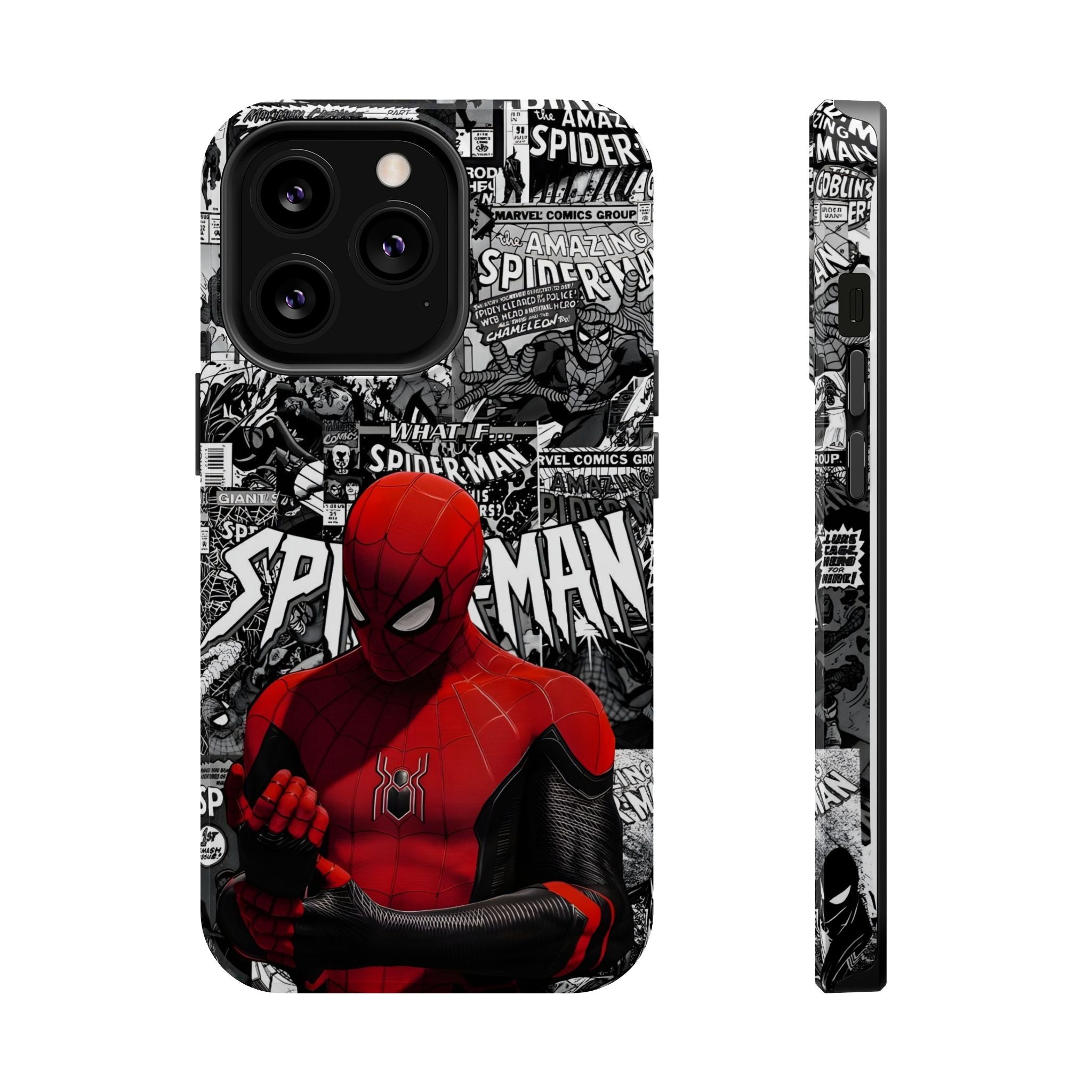 Spider-Man Magnetic Tough Case, Superhero Phone Cover, Gifts for Comic Book Fans, Durable Phone Protection, Kids and Adult Accessories