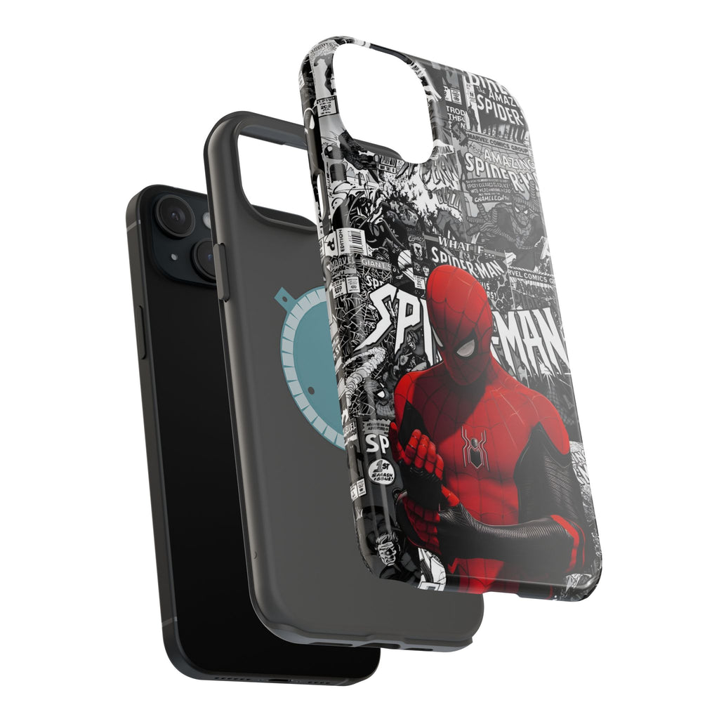 Spider-Man Magnetic Tough Case, Superhero Phone Cover, Gifts for Comic Book Fans, Durable Phone Protection, Kids and Adult Accessories