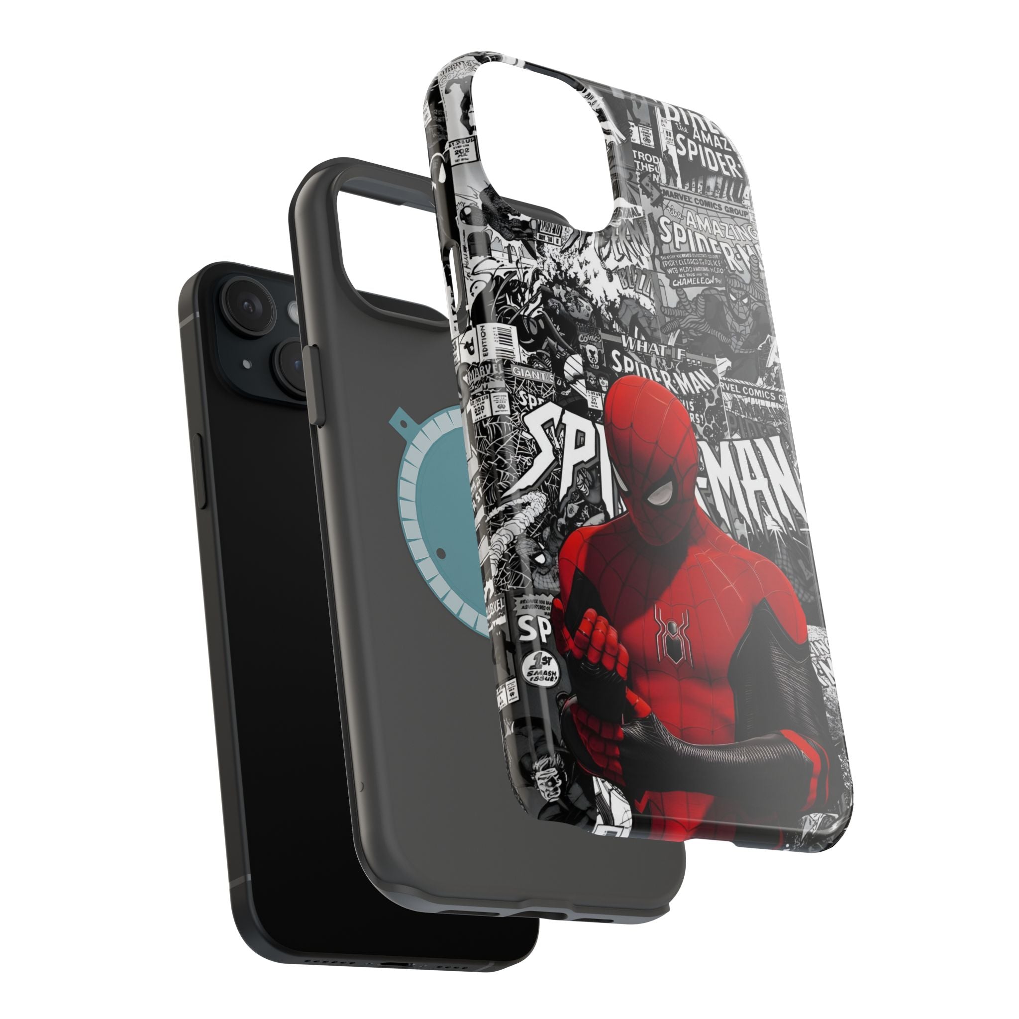 Spider-Man Magnetic Tough Case, Superhero Phone Cover, Gifts for Comic Book Fans, Durable Phone Protection, Kids and Adult Accessories