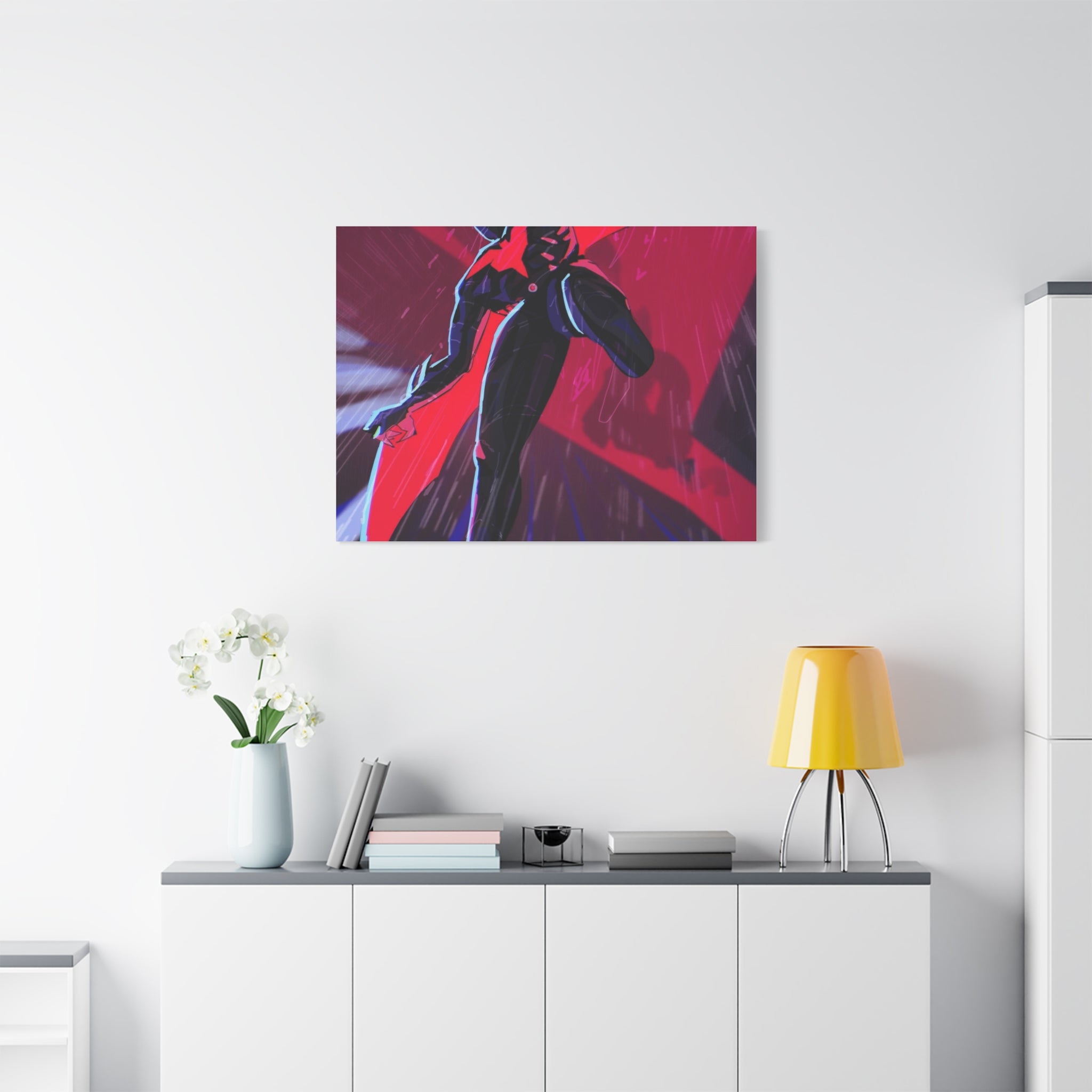 Stretched Canvas Art Print, Gothic Wall Decor, Perfect Gift for Art Lovers, Modern Bedroom Decor, Unique Home Wall Art, Gift for Her