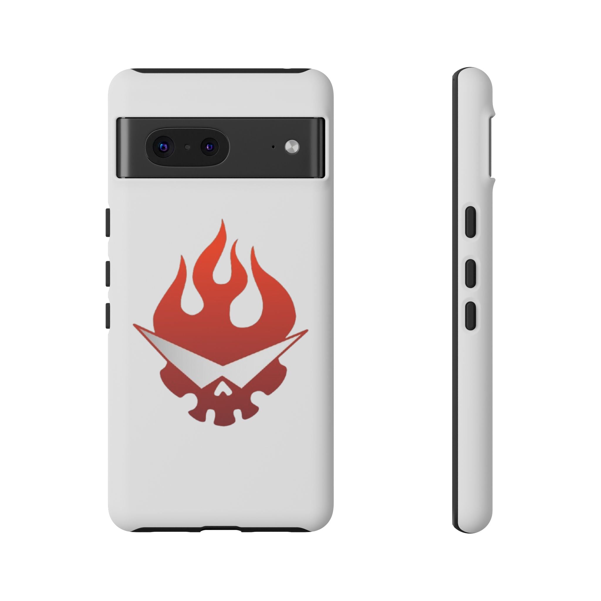 Bold Flame Phone Case, Tough Cases for Daily Protection, Stylish Accessories, Gift for Fire Lovers, Trendy Tech Gear