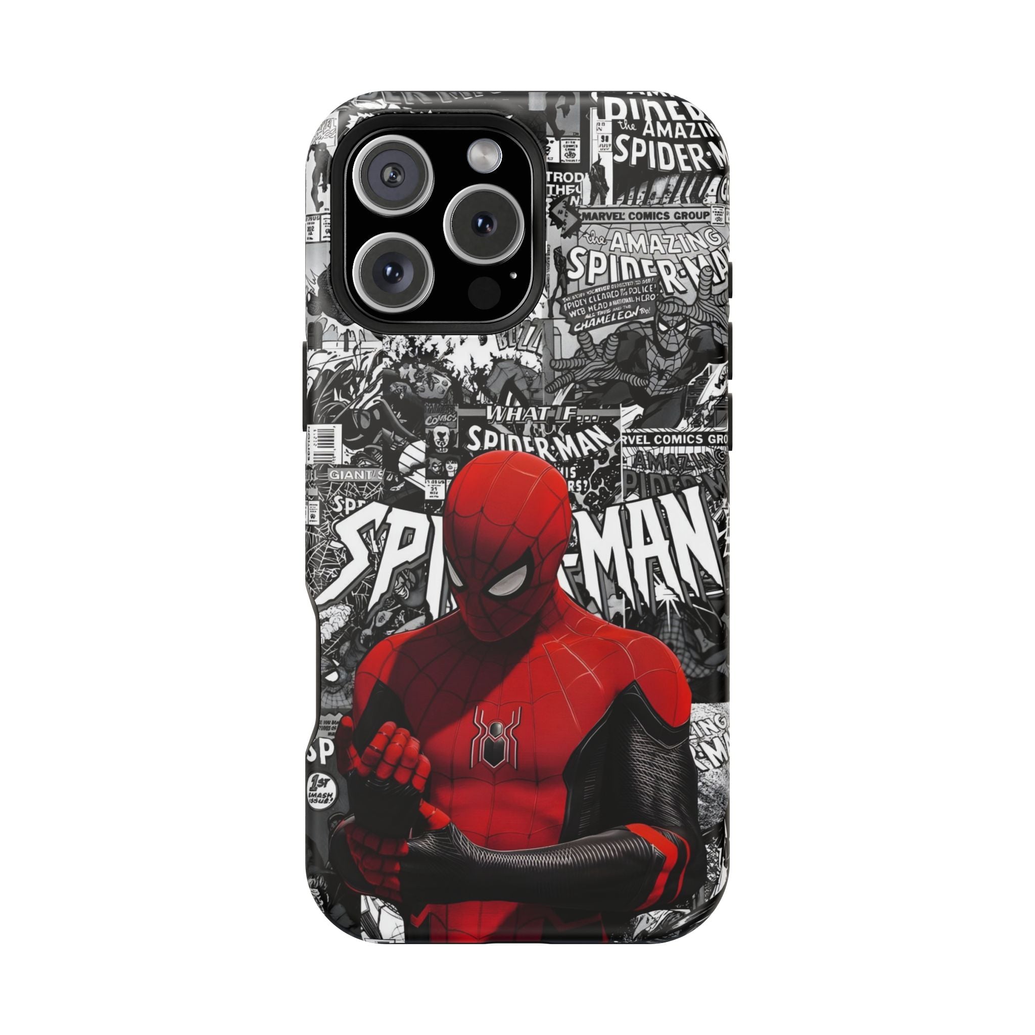 Spider-Man Magnetic Tough Case, Superhero Phone Cover, Gifts for Comic Book Fans, Durable Phone Protection, Kids and Adult Accessories