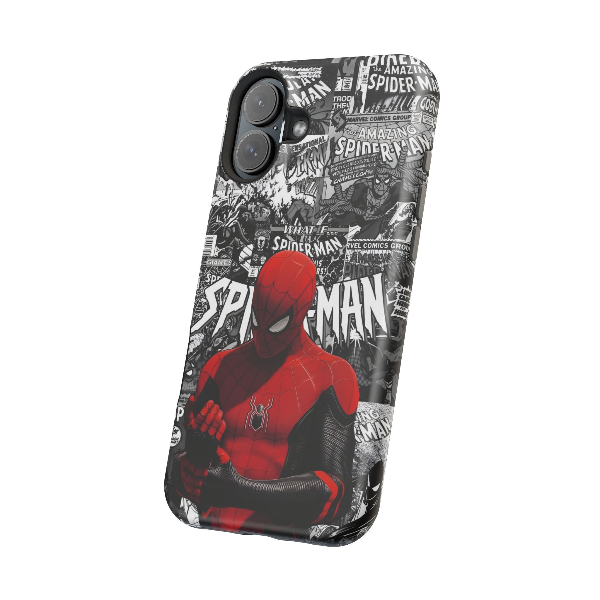 Spider-Man Magnetic Tough Case, Superhero Phone Cover, Gifts for Comic Book Fans, Durable Phone Protection, Kids and Adult Accessories