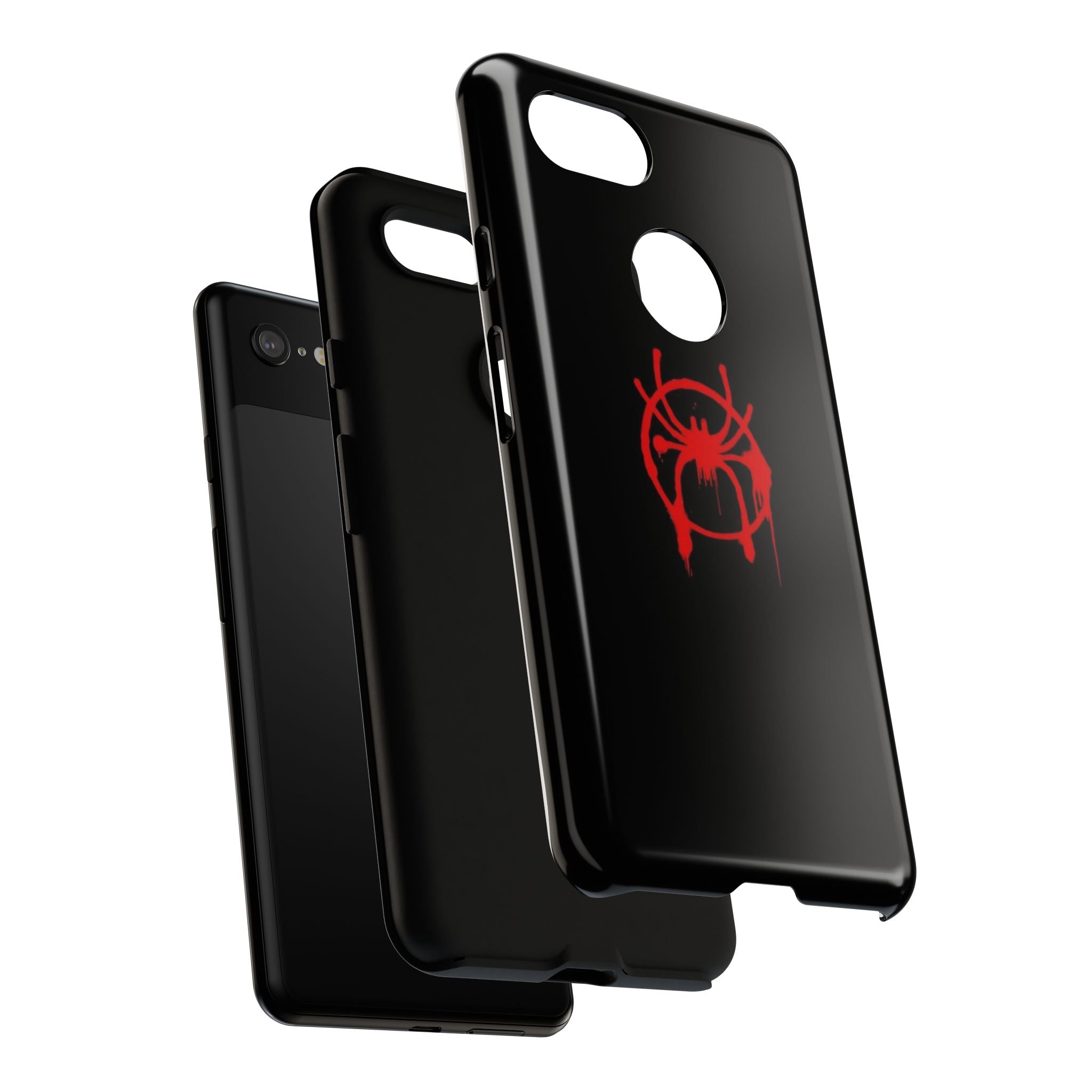 Red Spider Graphic Phone Case, Tough Phone Cover, Custom Mobile Protector, Stylish Gadget Accessory, Gift for Spider Fans