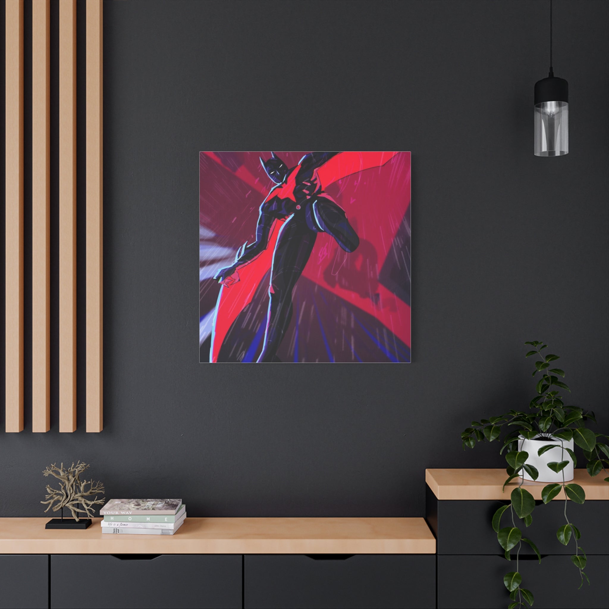 Stretched Canvas Art Print, Gothic Wall Decor, Perfect Gift for Art Lovers, Modern Bedroom Decor, Unique Home Wall Art, Gift for Her