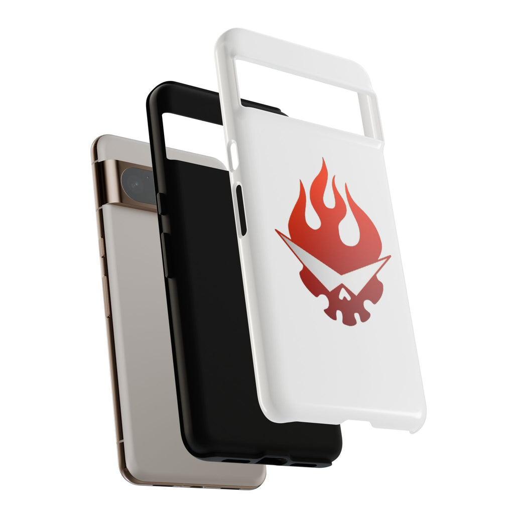 Bold Flame Phone Case, Tough Cases for Daily Protection, Stylish Accessories, Gift for Fire Lovers, Trendy Tech Gear