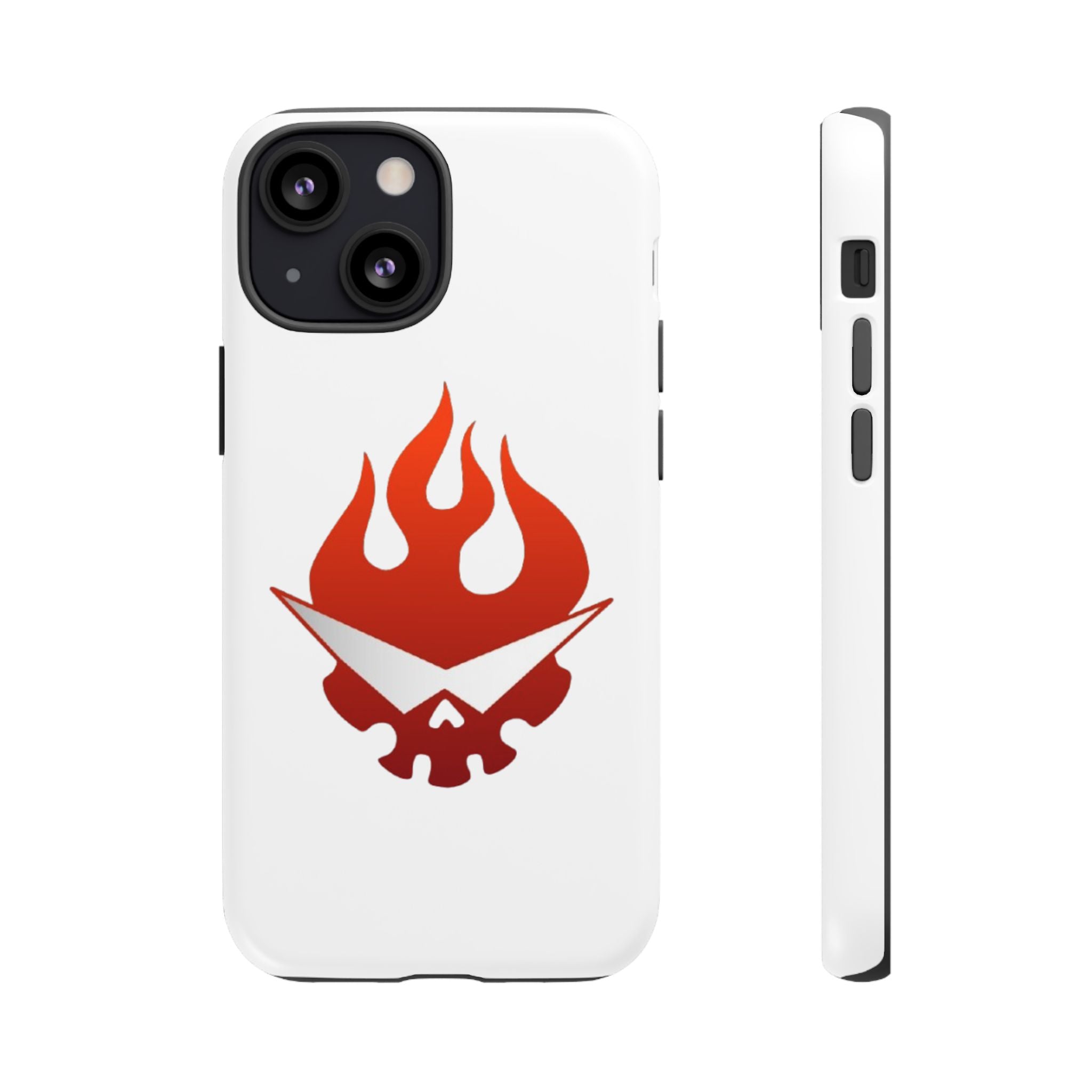 Bold Flame Phone Case, Tough Cases for Daily Protection, Stylish Accessories, Gift for Fire Lovers, Trendy Tech Gear