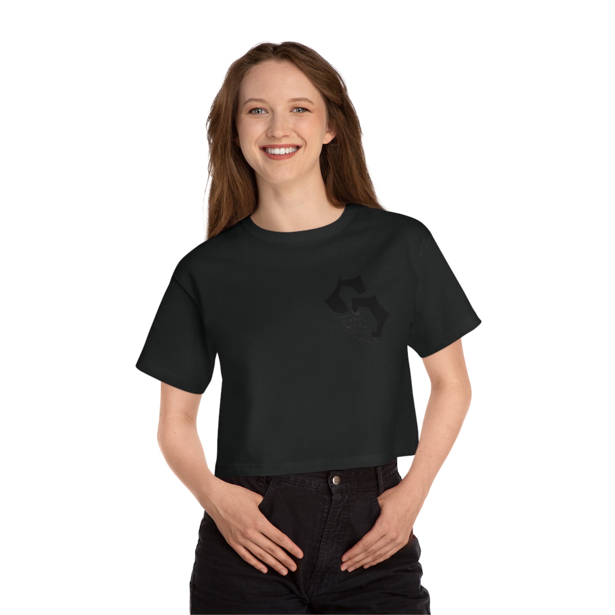 Champion Women's Heritage Cropped T-Shirt - Trendy Casual Wear, Perfect for Summer Days, Street Style, Fashionable Outfit, Gift for Her