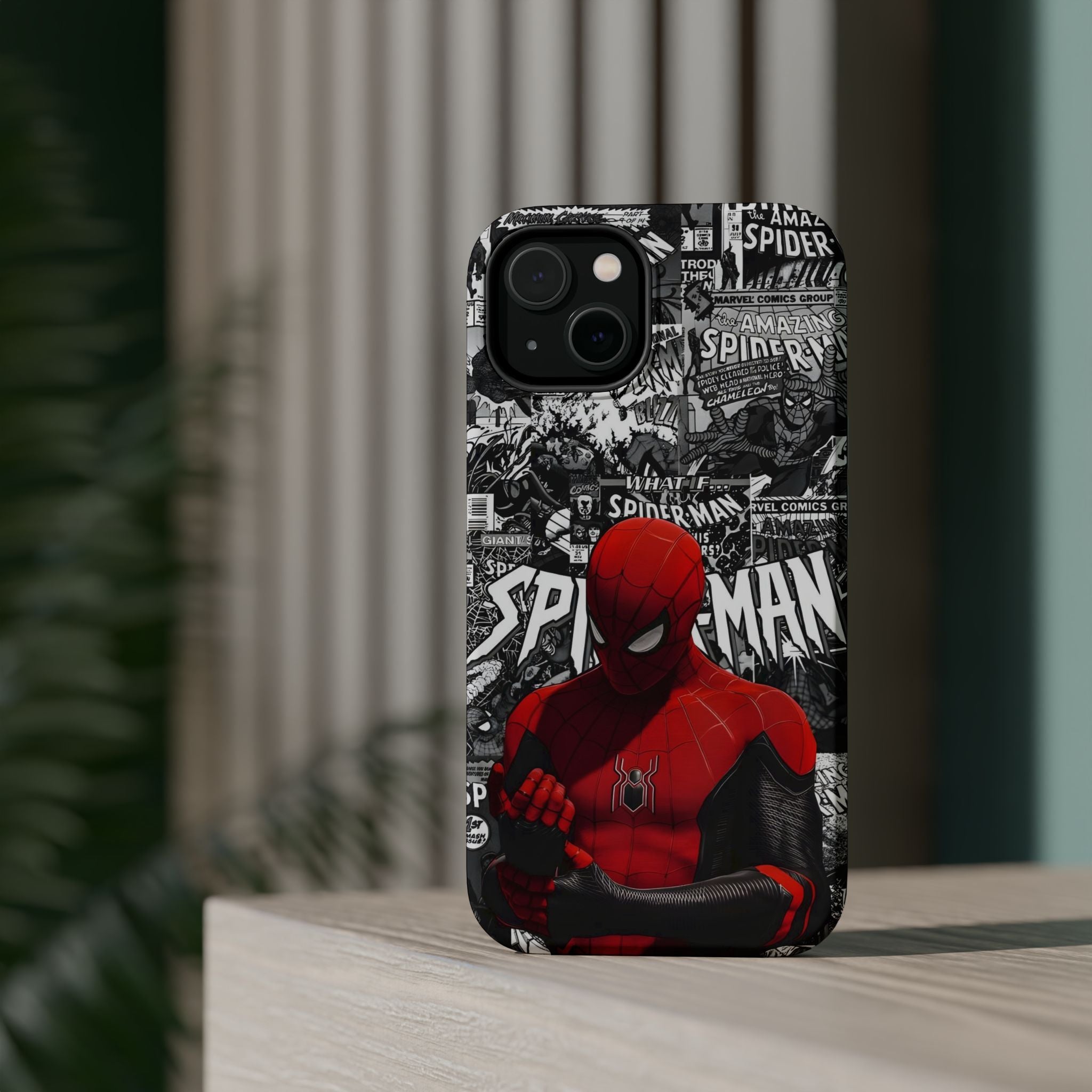 Spider-Man Magnetic Tough Case, Superhero Phone Cover, Gifts for Comic Book Fans, Durable Phone Protection, Kids and Adult Accessories