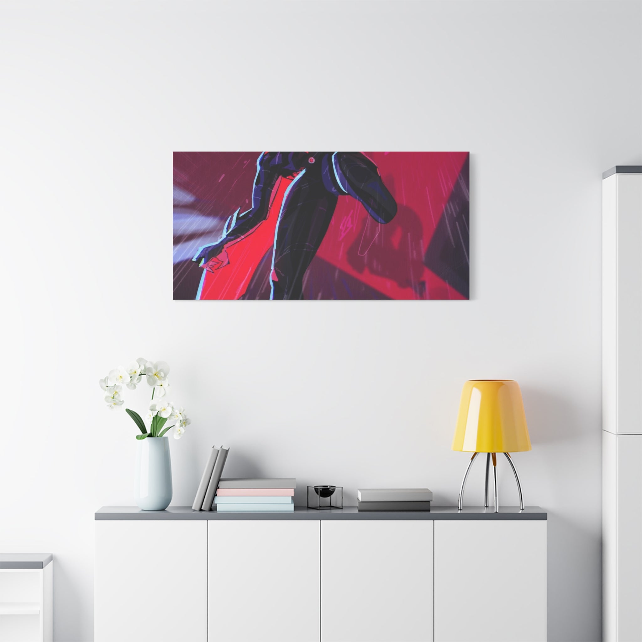 Stretched Canvas Art Print, Gothic Wall Decor, Perfect Gift for Art Lovers, Modern Bedroom Decor, Unique Home Wall Art, Gift for Her