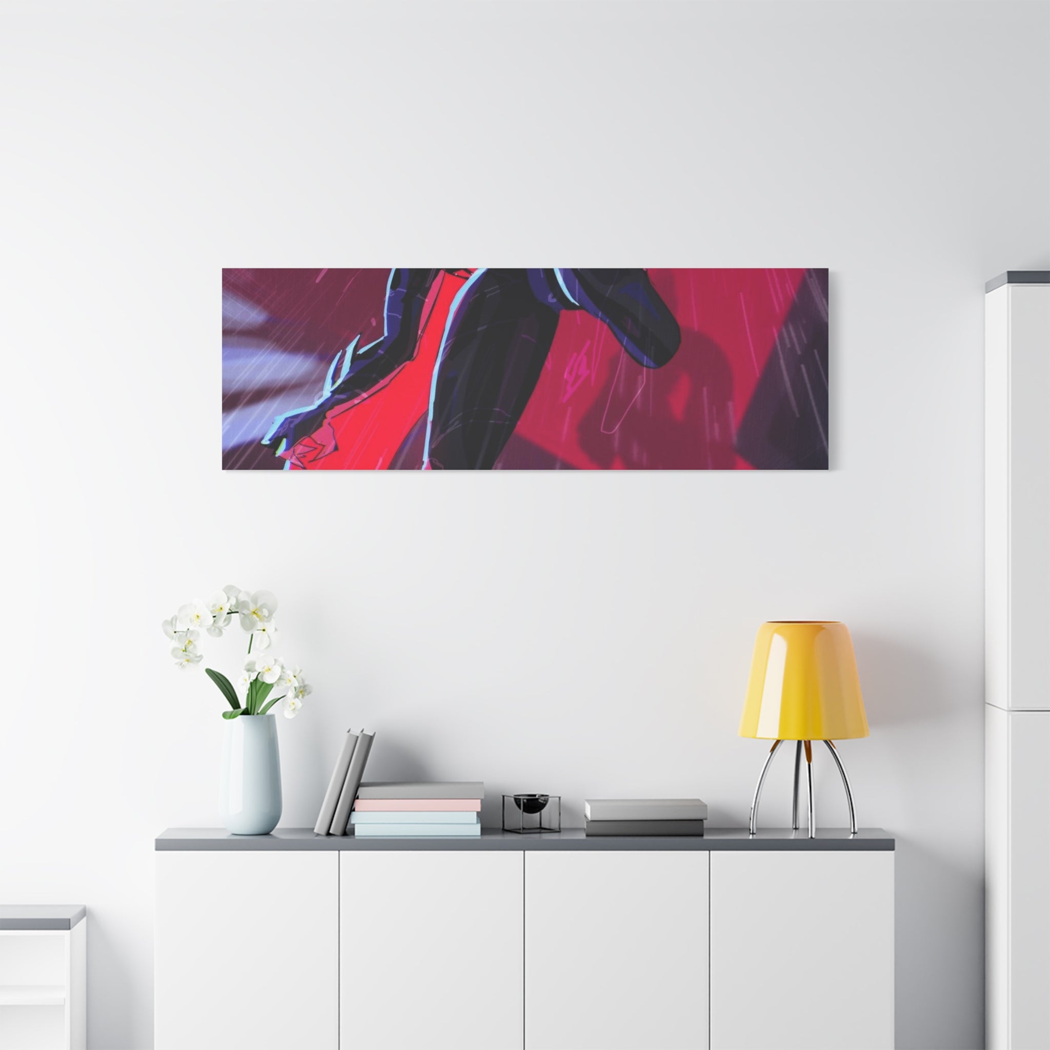 Stretched Canvas Art Print, Gothic Wall Decor, Perfect Gift for Art Lovers, Modern Bedroom Decor, Unique Home Wall Art, Gift for Her