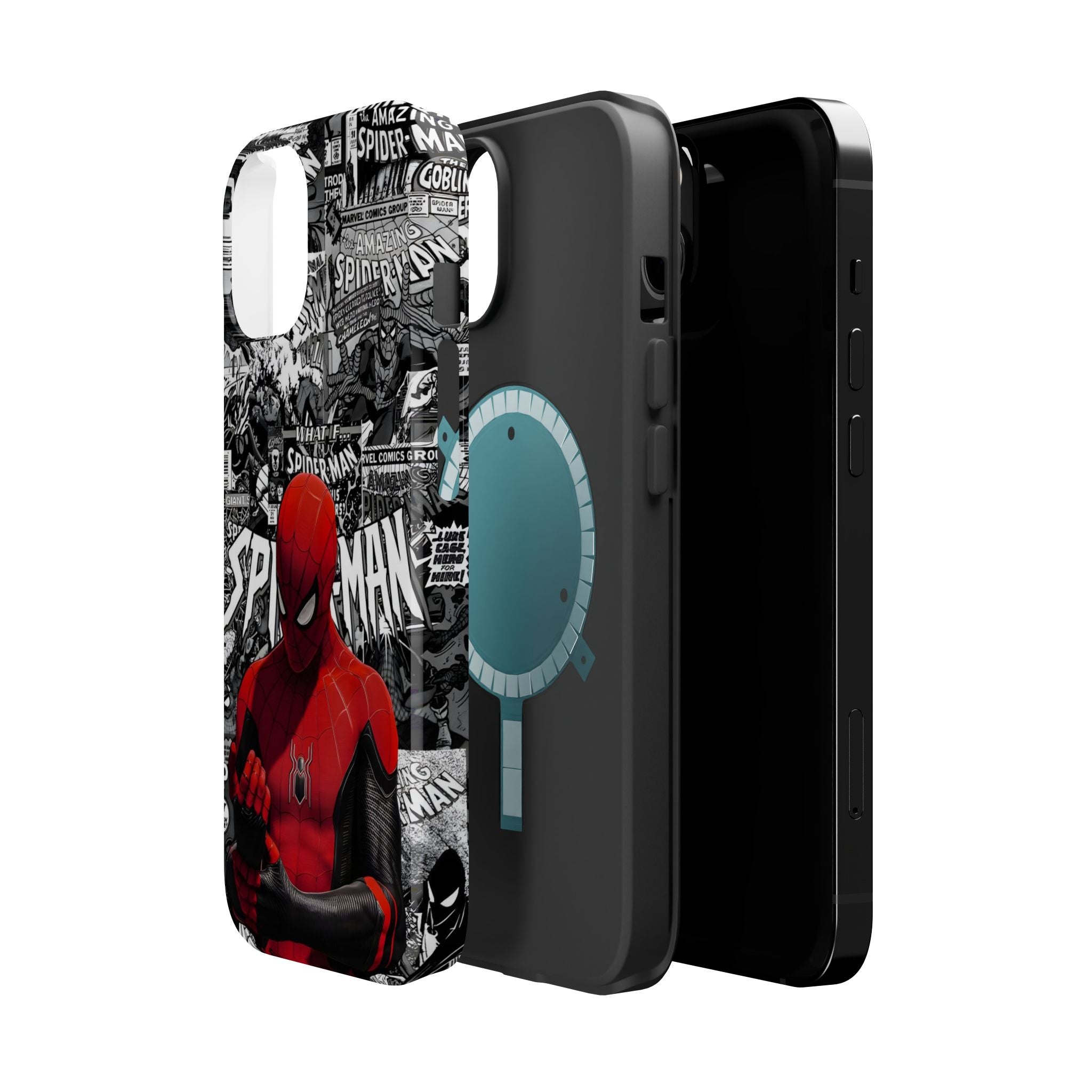 Spider-Man Magnetic Tough Case, Superhero Phone Cover, Gifts for Comic Book Fans, Durable Phone Protection, Kids and Adult Accessories