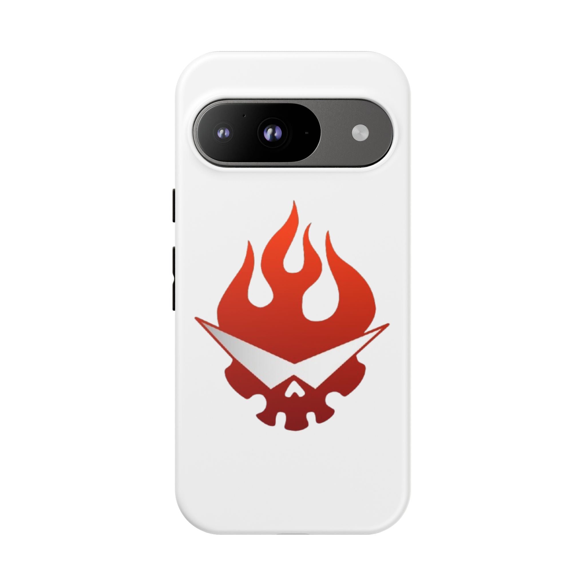 Bold Flame Phone Case, Tough Cases for Daily Protection, Stylish Accessories, Gift for Fire Lovers, Trendy Tech Gear