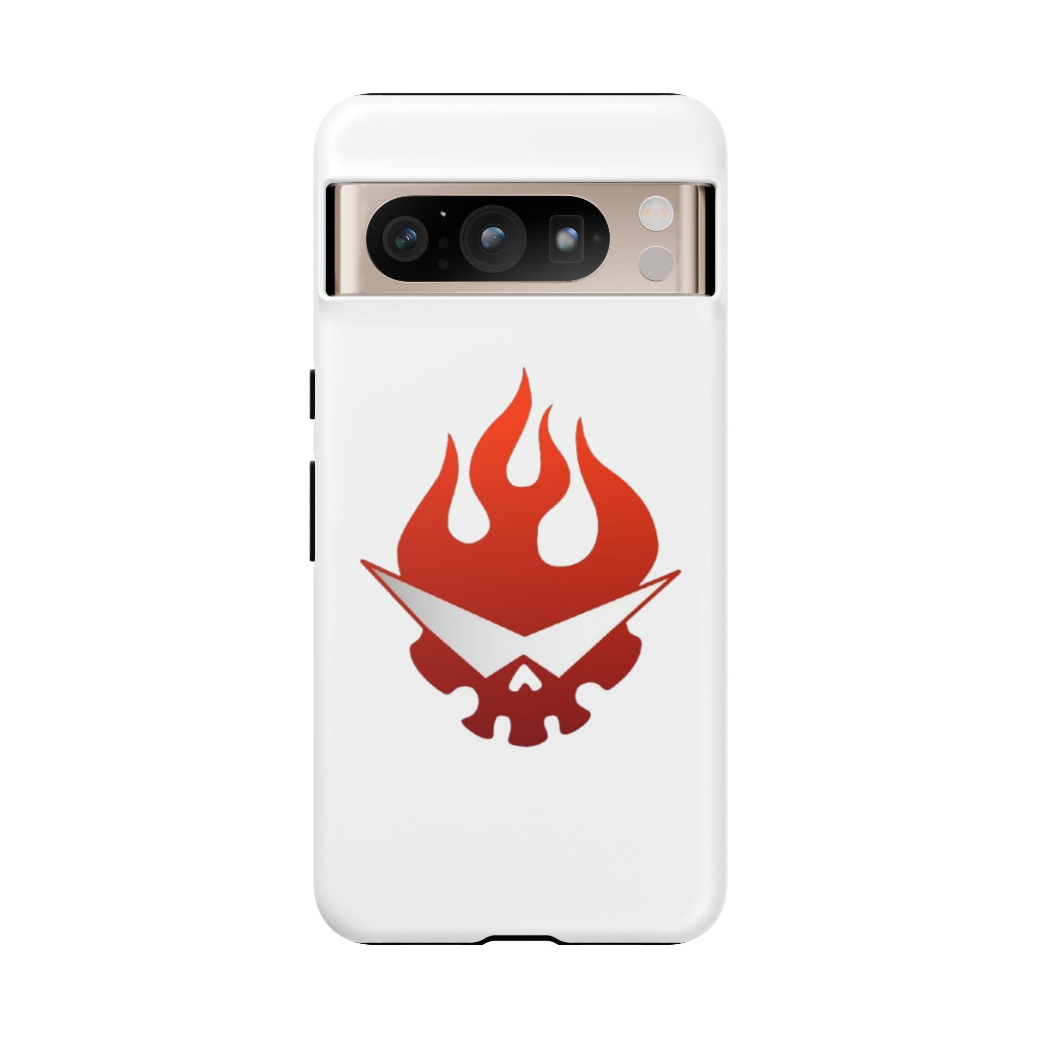 Bold Flame Phone Case, Tough Cases for Daily Protection, Stylish Accessories, Gift for Fire Lovers, Trendy Tech Gear