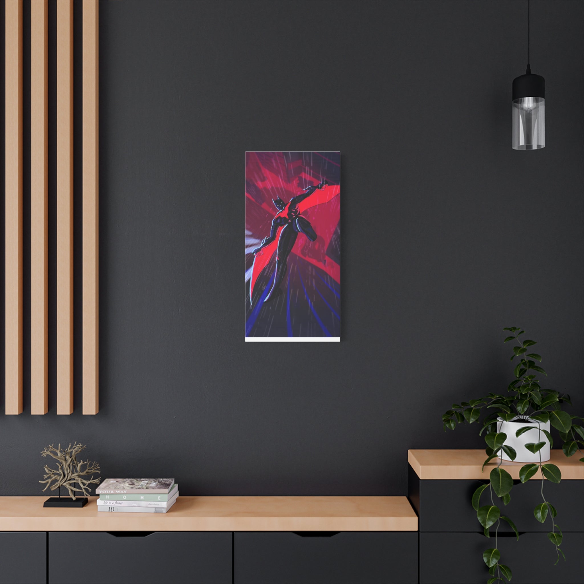 Stretched Canvas Art Print, Gothic Wall Decor, Perfect Gift for Art Lovers, Modern Bedroom Decor, Unique Home Wall Art, Gift for Her