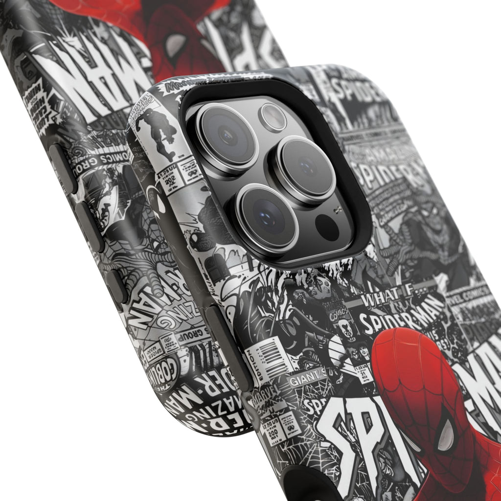 Spider-Man Magnetic Tough Case, Superhero Phone Cover, Gifts for Comic Book Fans, Durable Phone Protection, Kids and Adult Accessories