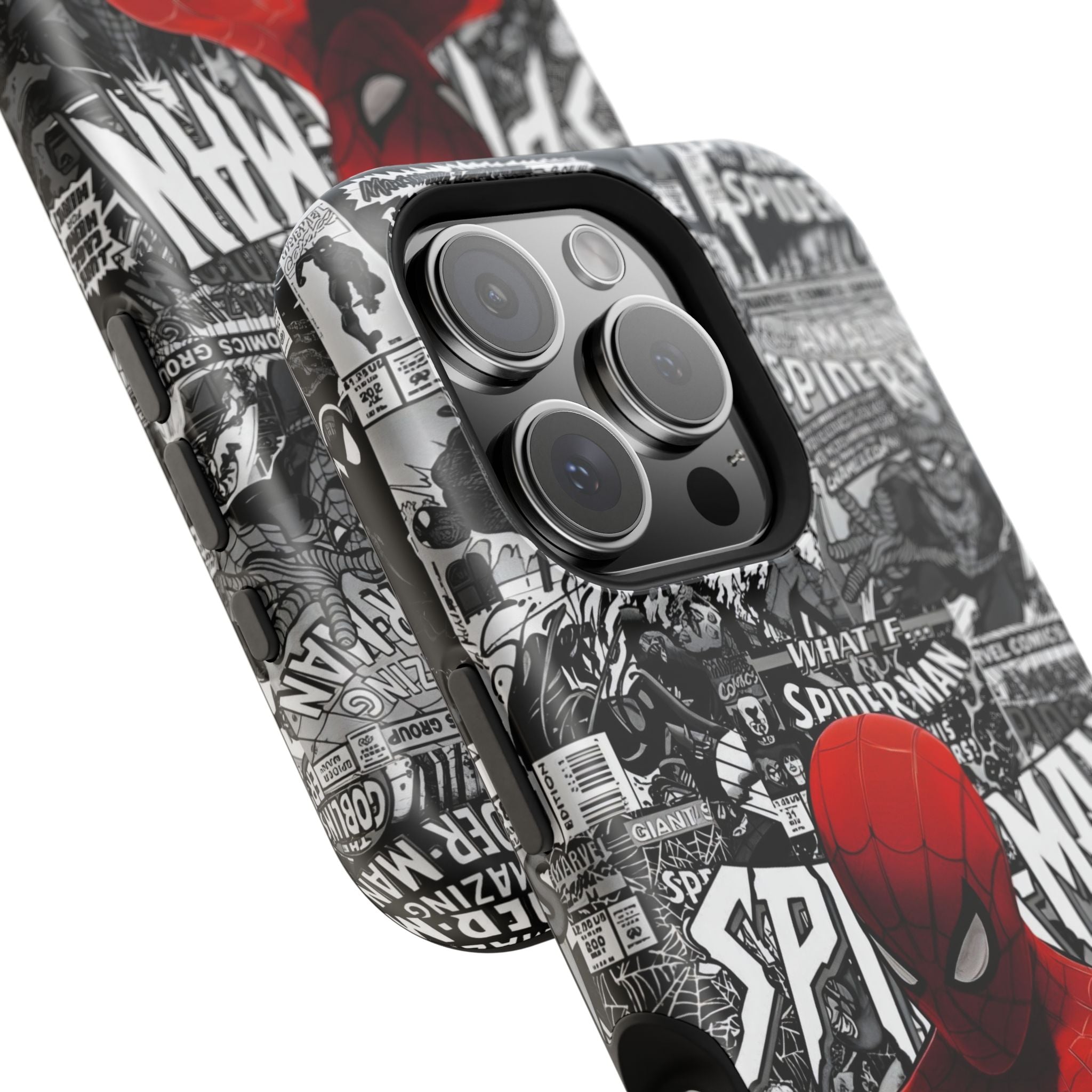 Spider-Man Magnetic Tough Case, Superhero Phone Cover, Gifts for Comic Book Fans, Durable Phone Protection, Kids and Adult Accessories