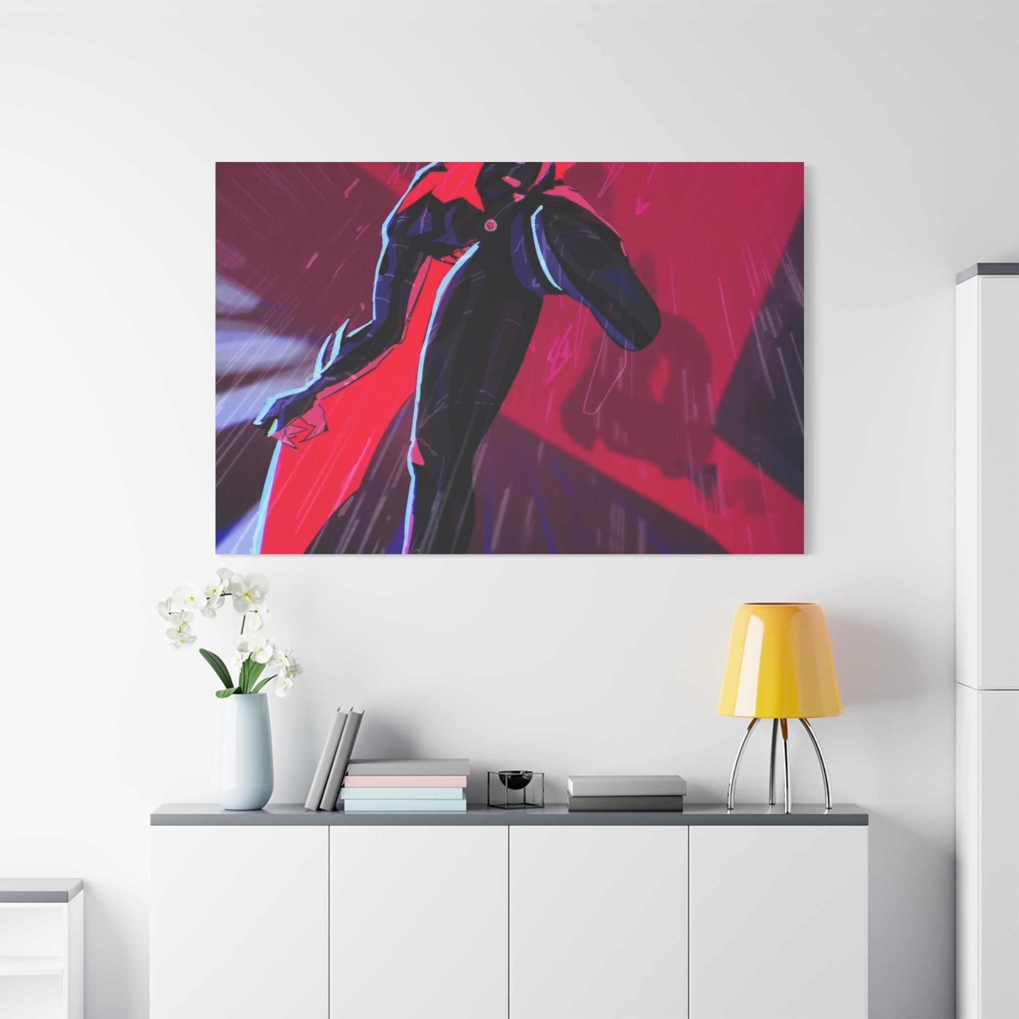 Stretched Canvas Art Print, Gothic Wall Decor, Perfect Gift for Art Lovers, Modern Bedroom Decor, Unique Home Wall Art, Gift for Her