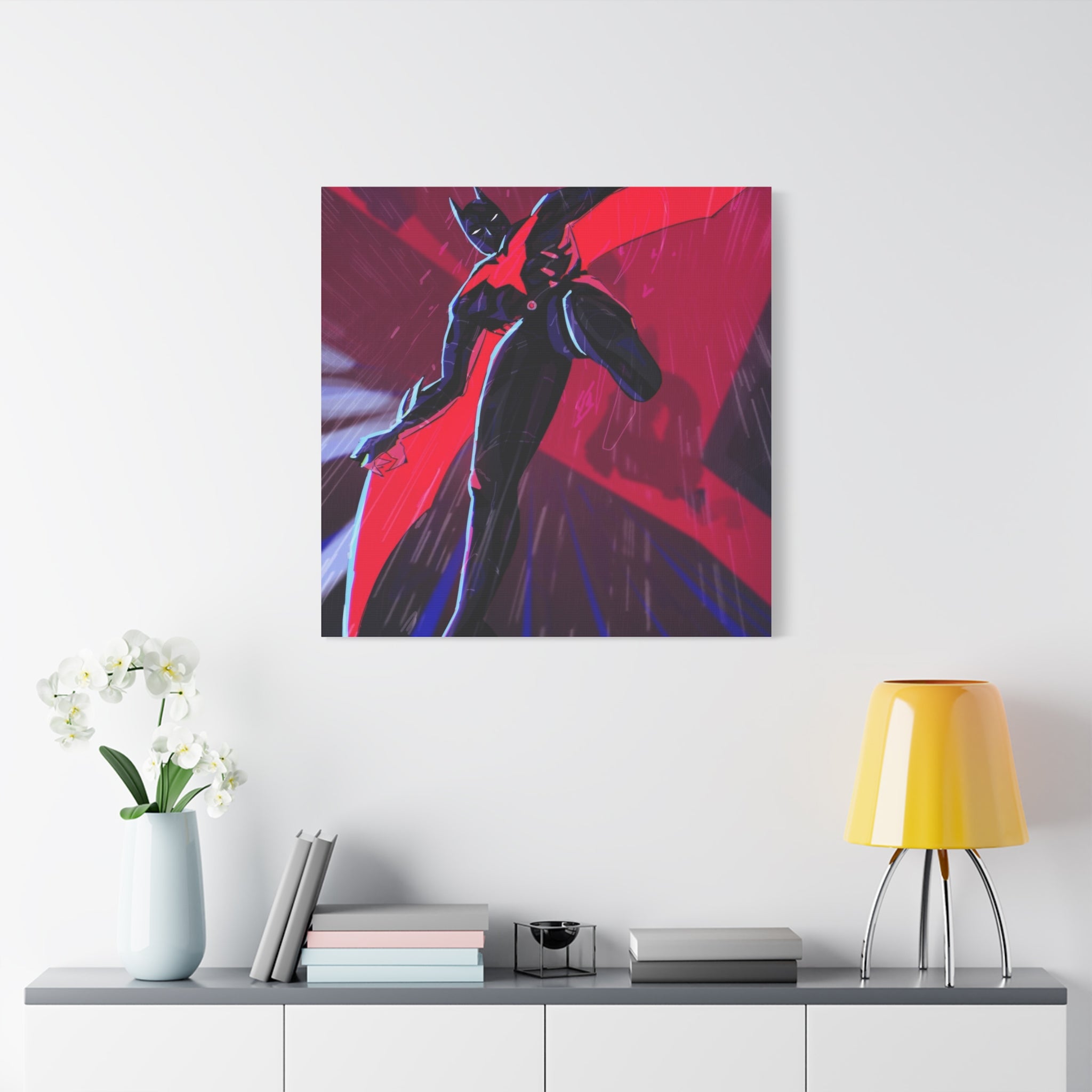 Stretched Canvas Art Print, Gothic Wall Decor, Perfect Gift for Art Lovers, Modern Bedroom Decor, Unique Home Wall Art, Gift for Her