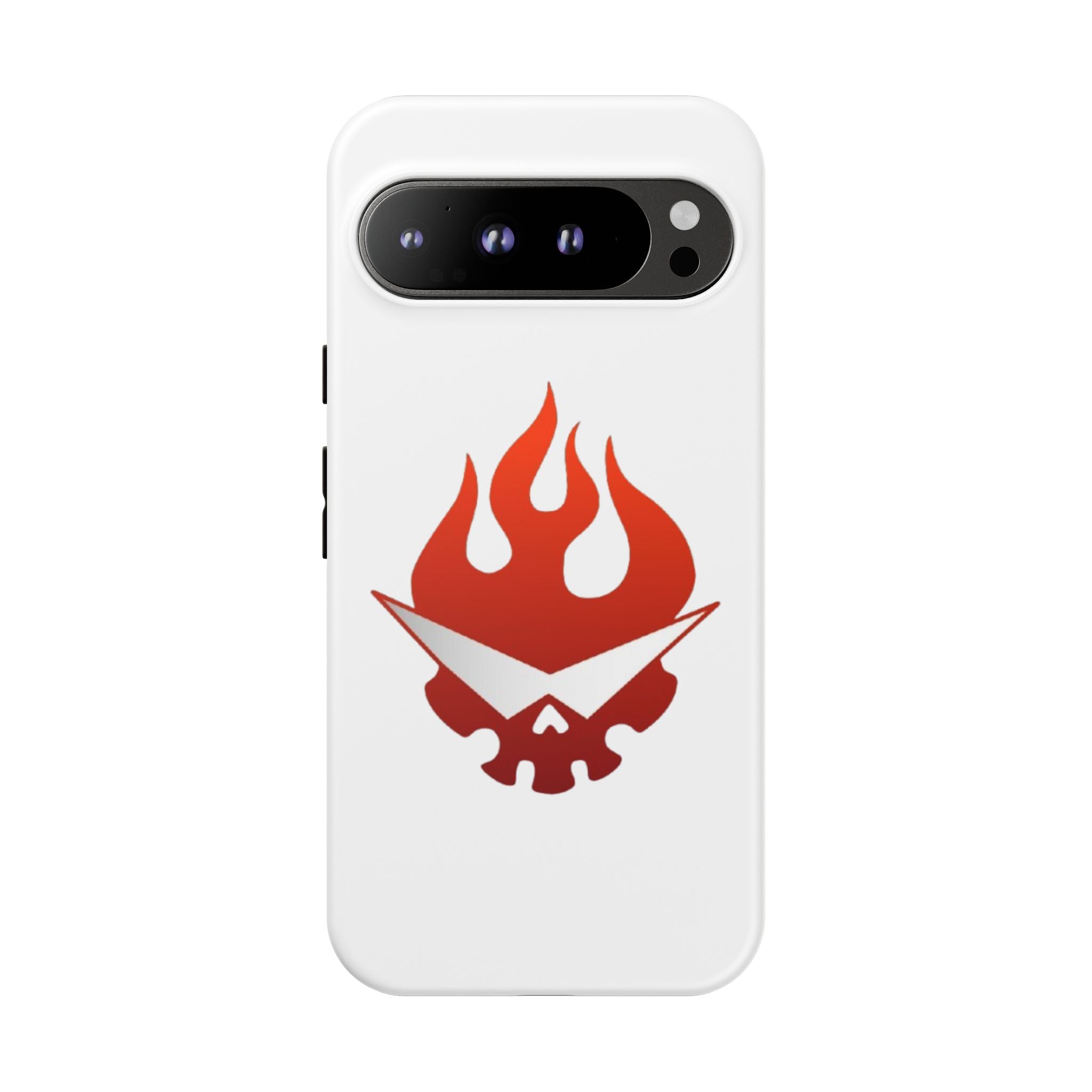 Bold Flame Phone Case, Tough Cases for Daily Protection, Stylish Accessories, Gift for Fire Lovers, Trendy Tech Gear