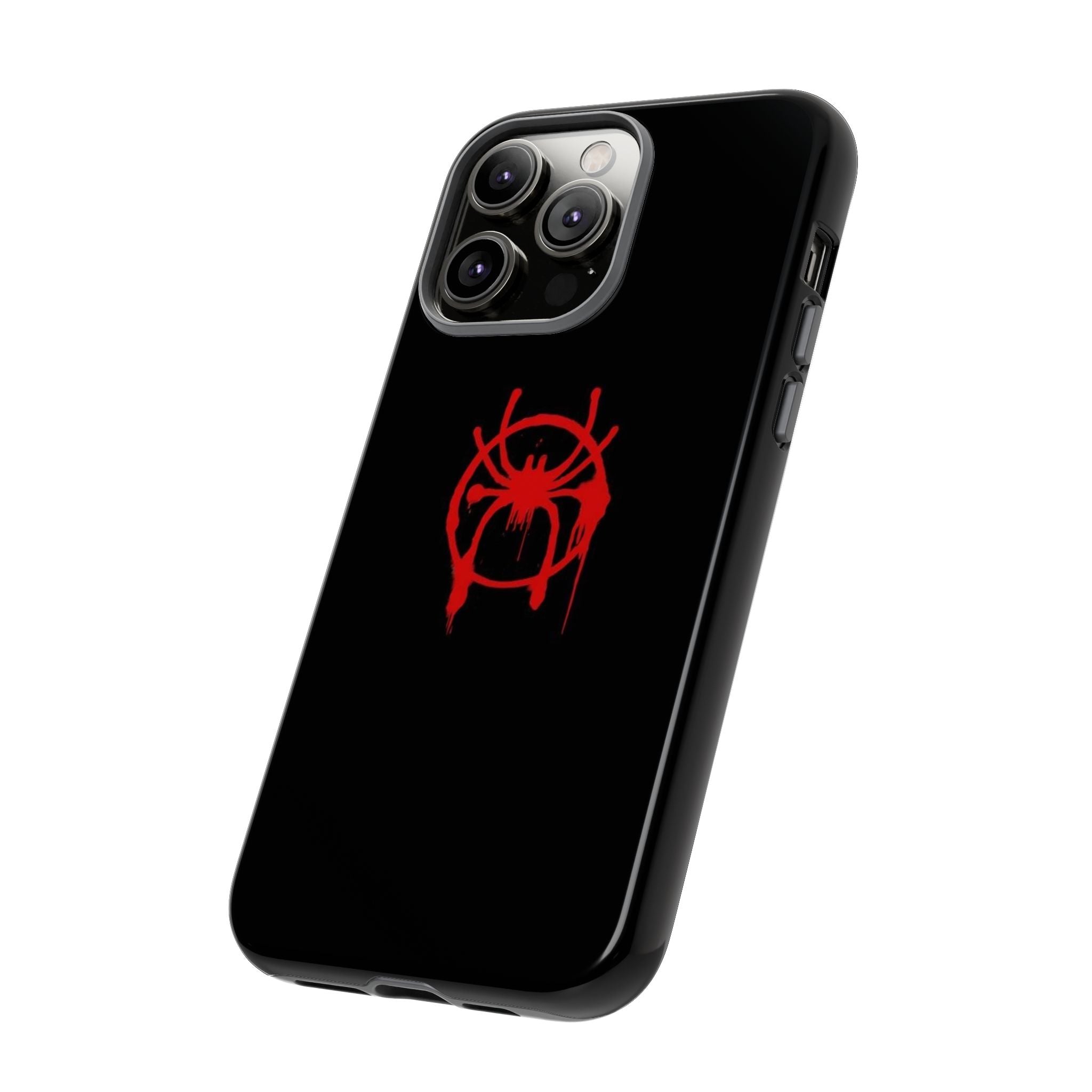 Red Spider Graphic Phone Case, Tough Phone Cover, Custom Mobile Protector, Stylish Gadget Accessory, Gift for Spider Fans