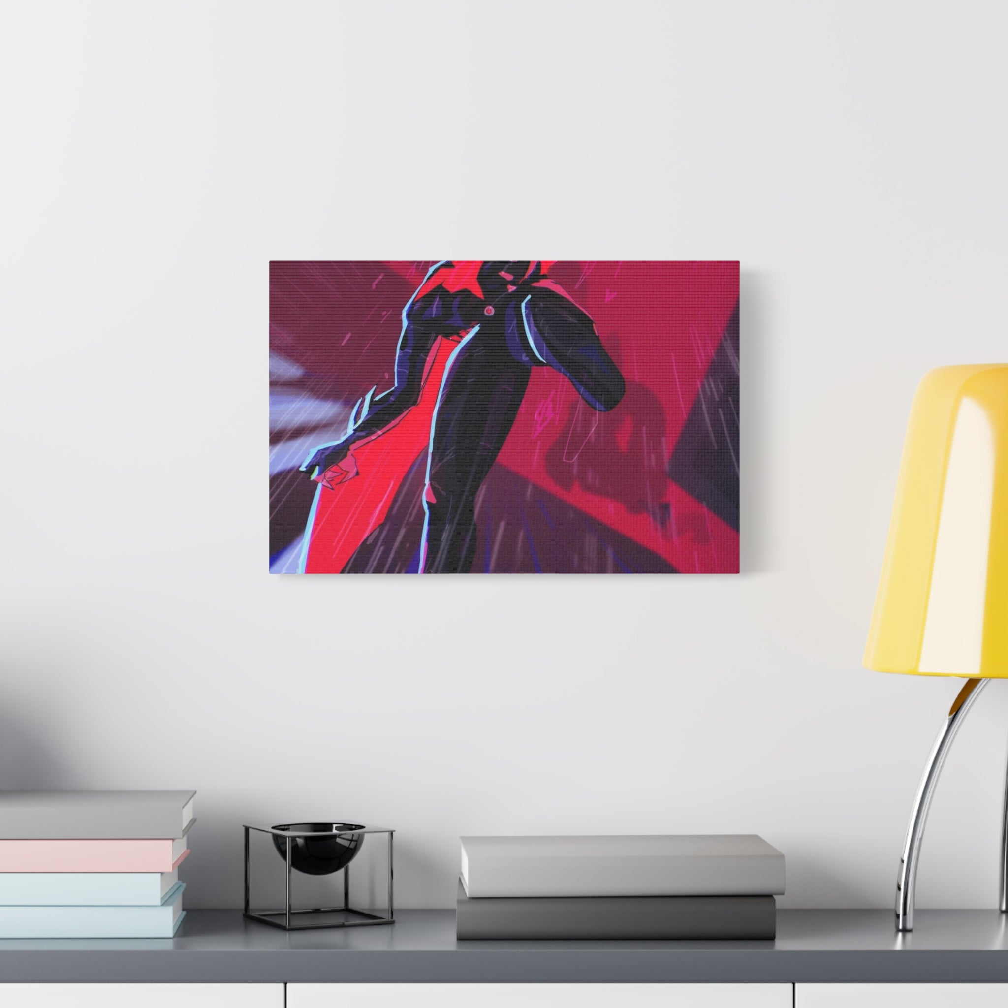 Stretched Canvas Art Print, Gothic Wall Decor, Perfect Gift for Art Lovers, Modern Bedroom Decor, Unique Home Wall Art, Gift for Her