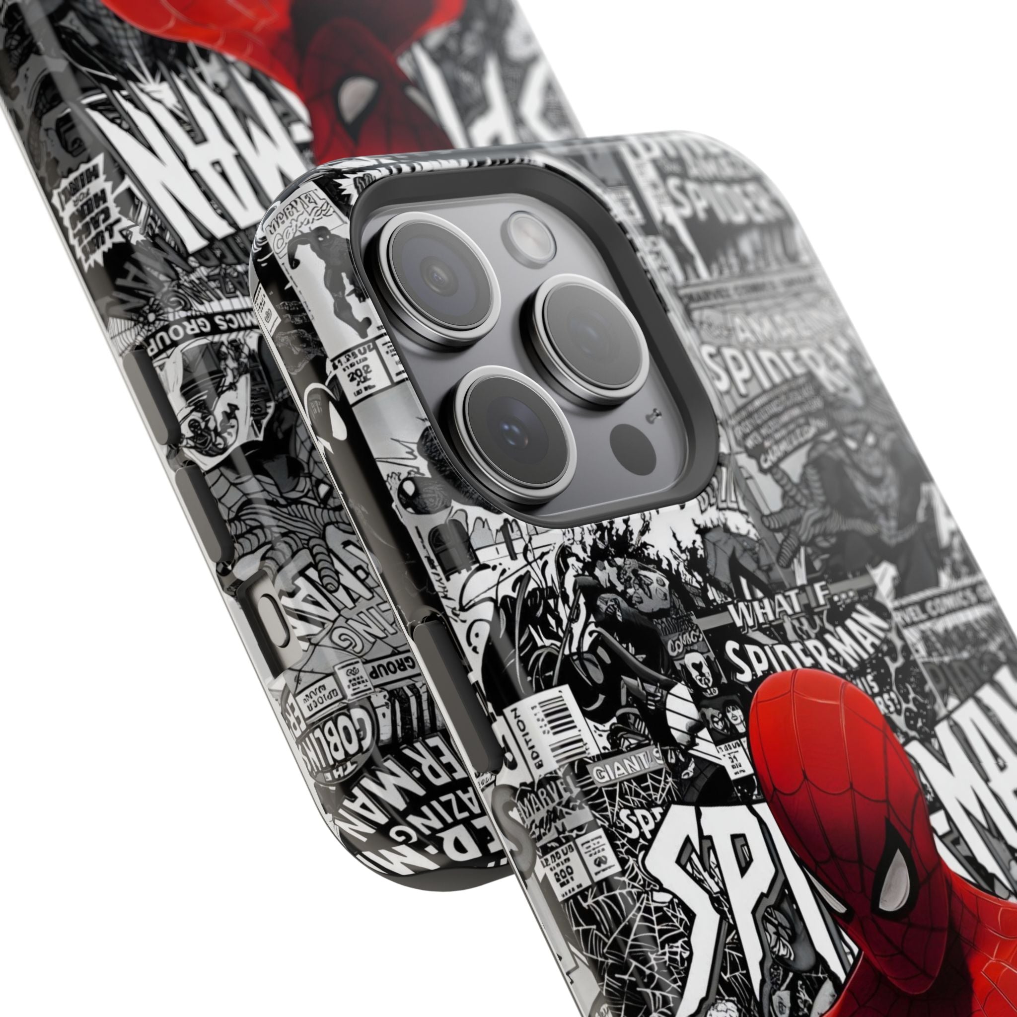 Spider-Man Magnetic Tough Case, Superhero Phone Cover, Gifts for Comic Book Fans, Durable Phone Protection, Kids and Adult Accessories