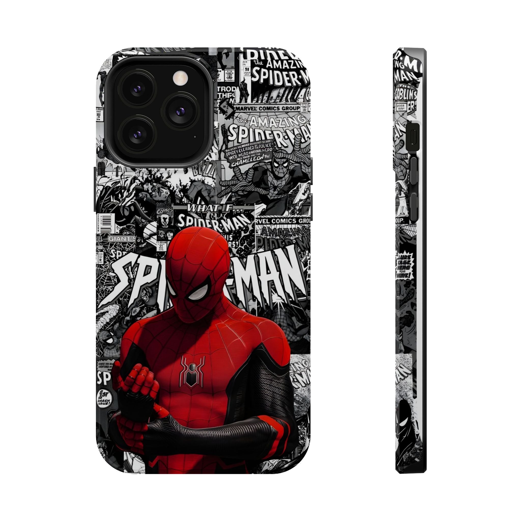 Spider-Man Magnetic Tough Case, Superhero Phone Cover, Gifts for Comic Book Fans, Durable Phone Protection, Kids and Adult Accessories