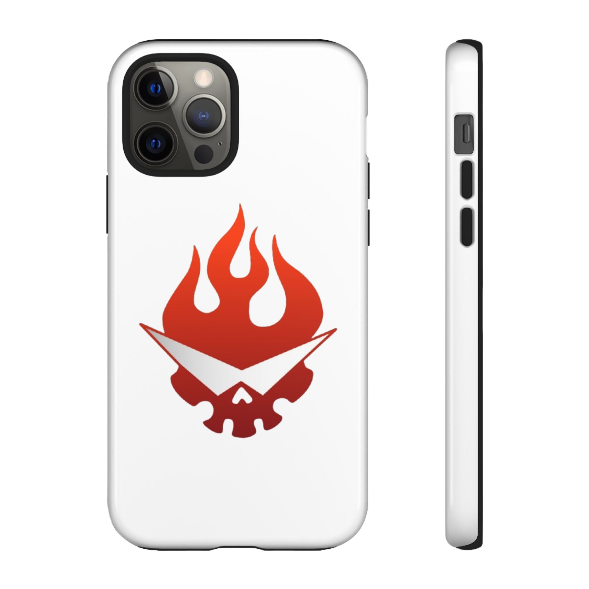 Bold Flame Phone Case, Tough Cases for Daily Protection, Stylish Accessories, Gift for Fire Lovers, Trendy Tech Gear