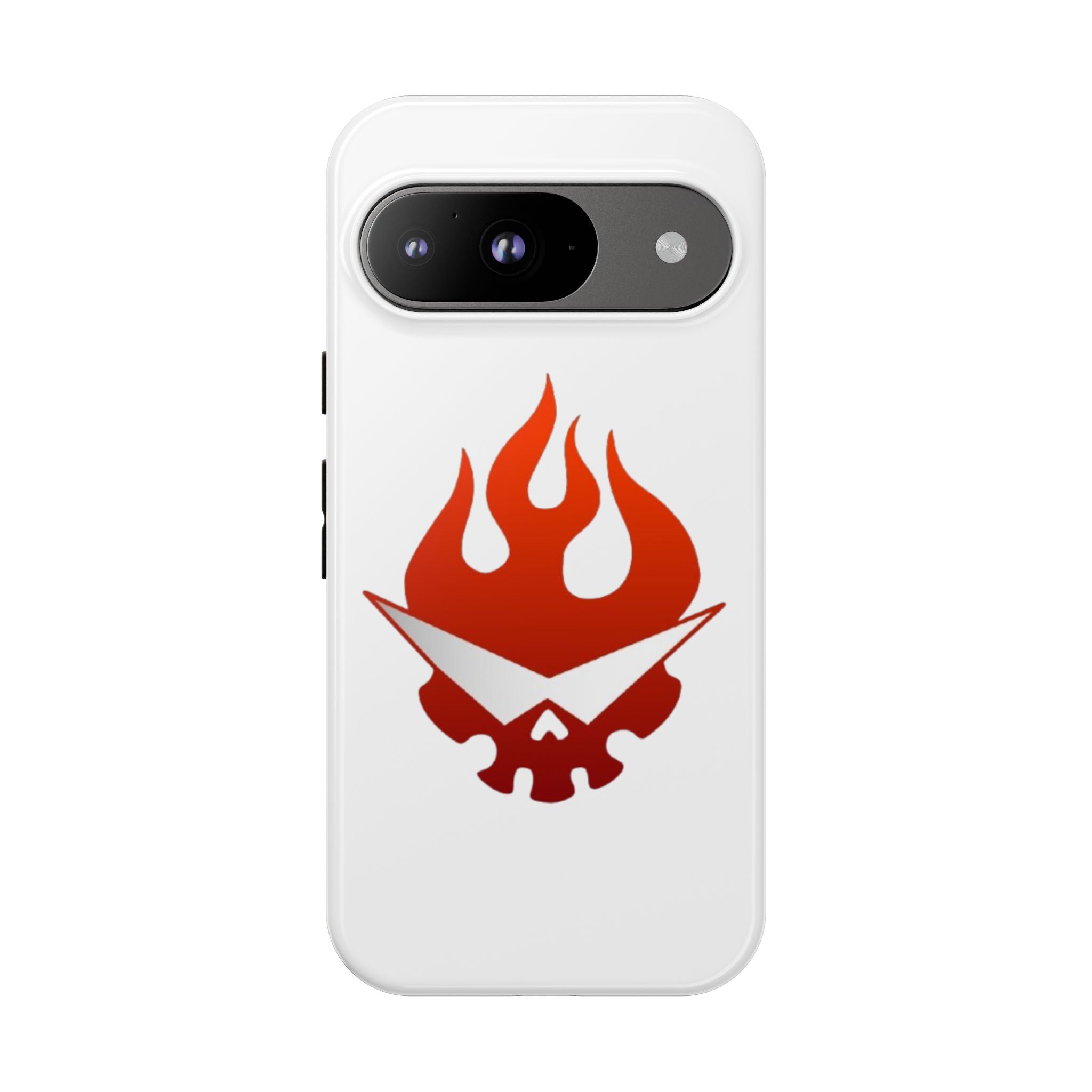 Bold Flame Phone Case, Tough Cases for Daily Protection, Stylish Accessories, Gift for Fire Lovers, Trendy Tech Gear