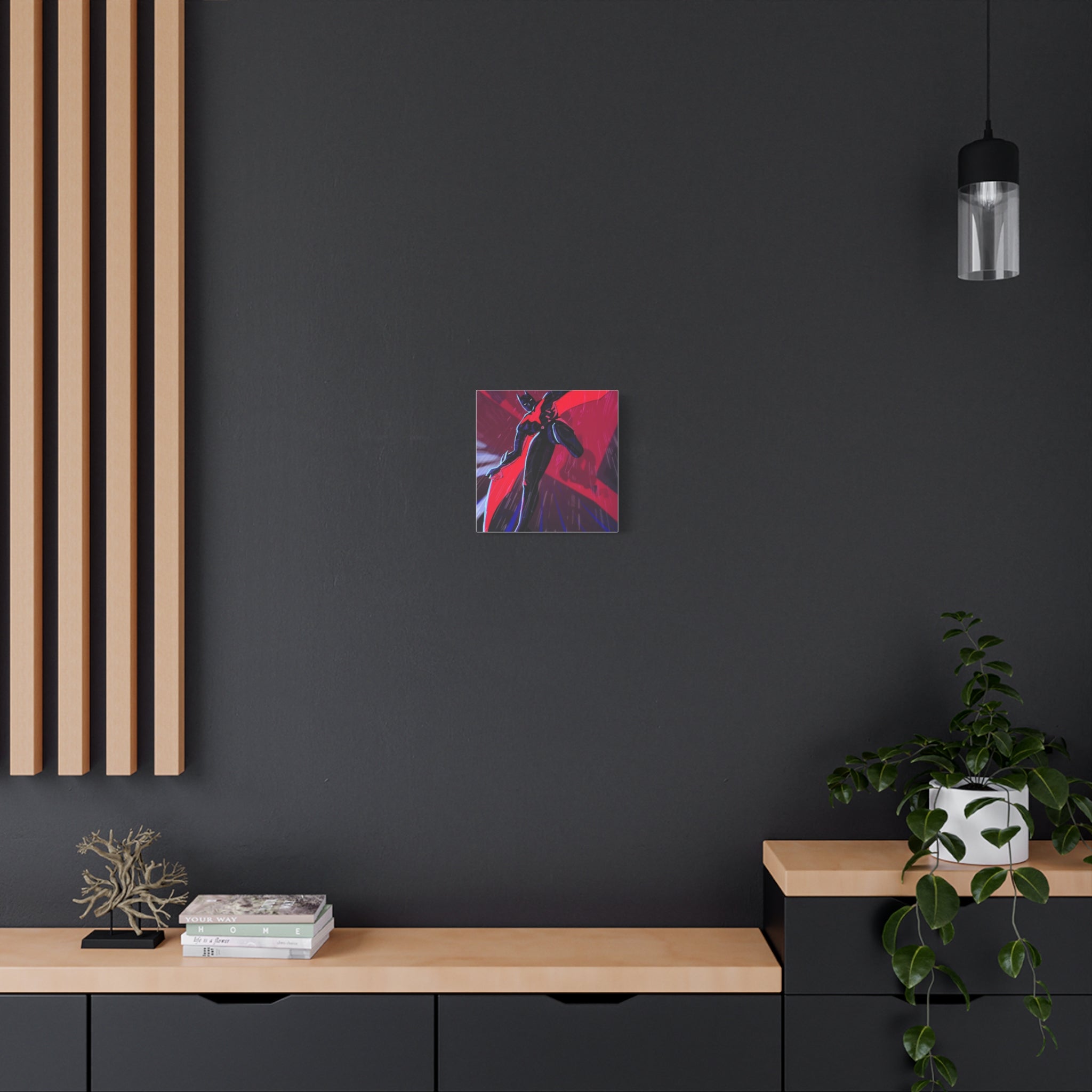 Stretched Canvas Art Print, Gothic Wall Decor, Perfect Gift for Art Lovers, Modern Bedroom Decor, Unique Home Wall Art, Gift for Her