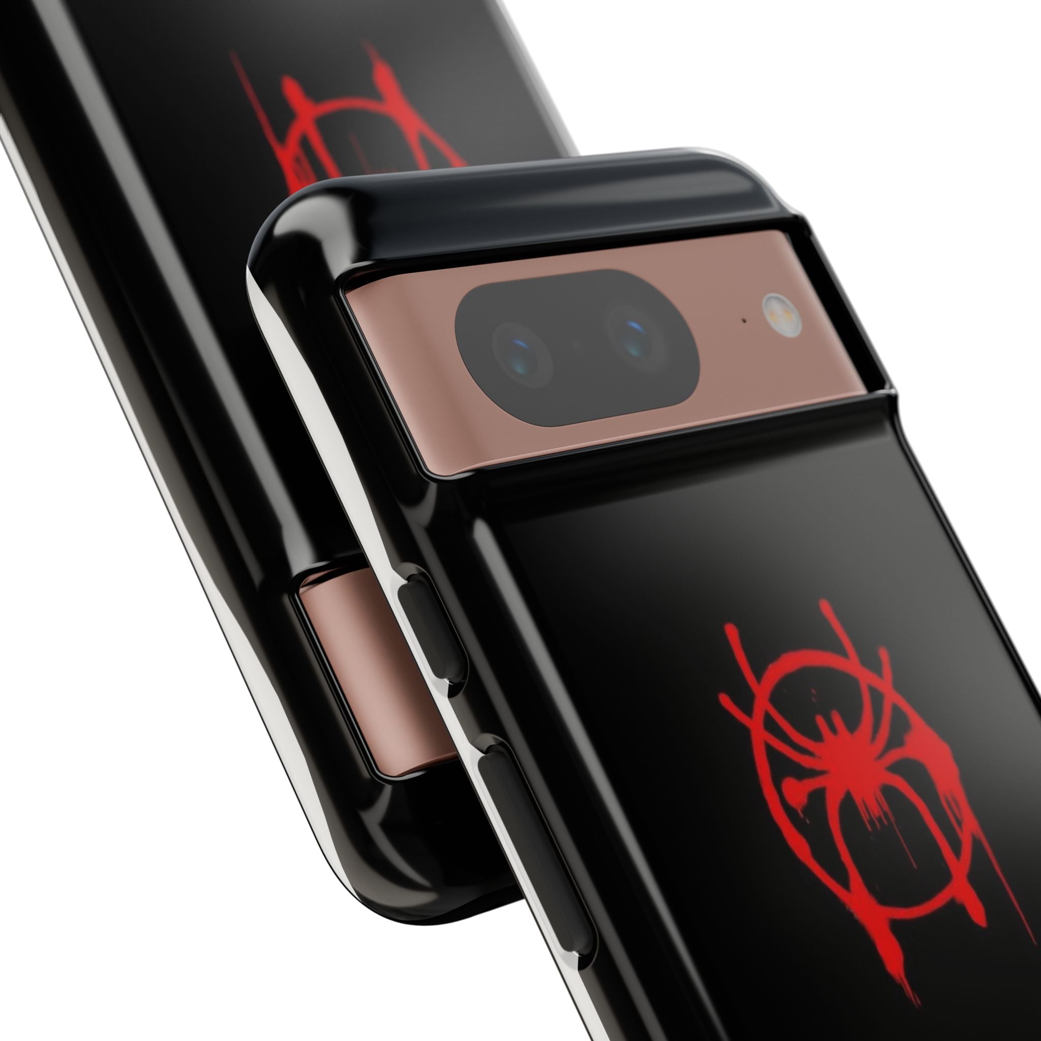 Red Spider Graphic Phone Case, Tough Phone Cover, Custom Mobile Protector, Stylish Gadget Accessory, Gift for Spider Fans