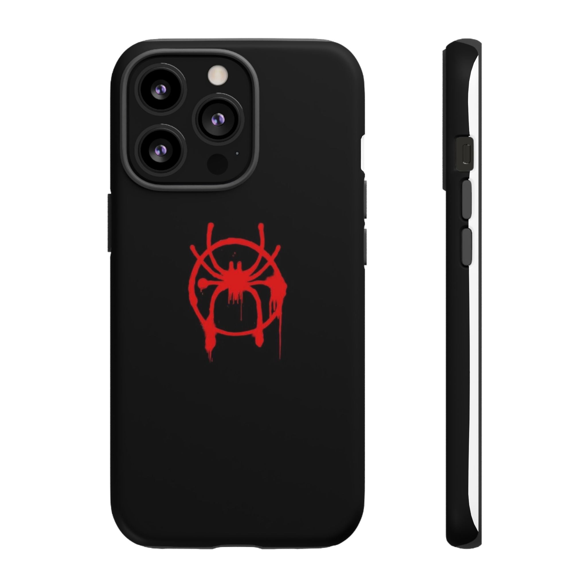 Red Spider Graphic Phone Case, Tough Phone Cover, Custom Mobile Protector, Stylish Gadget Accessory, Gift for Spider Fans