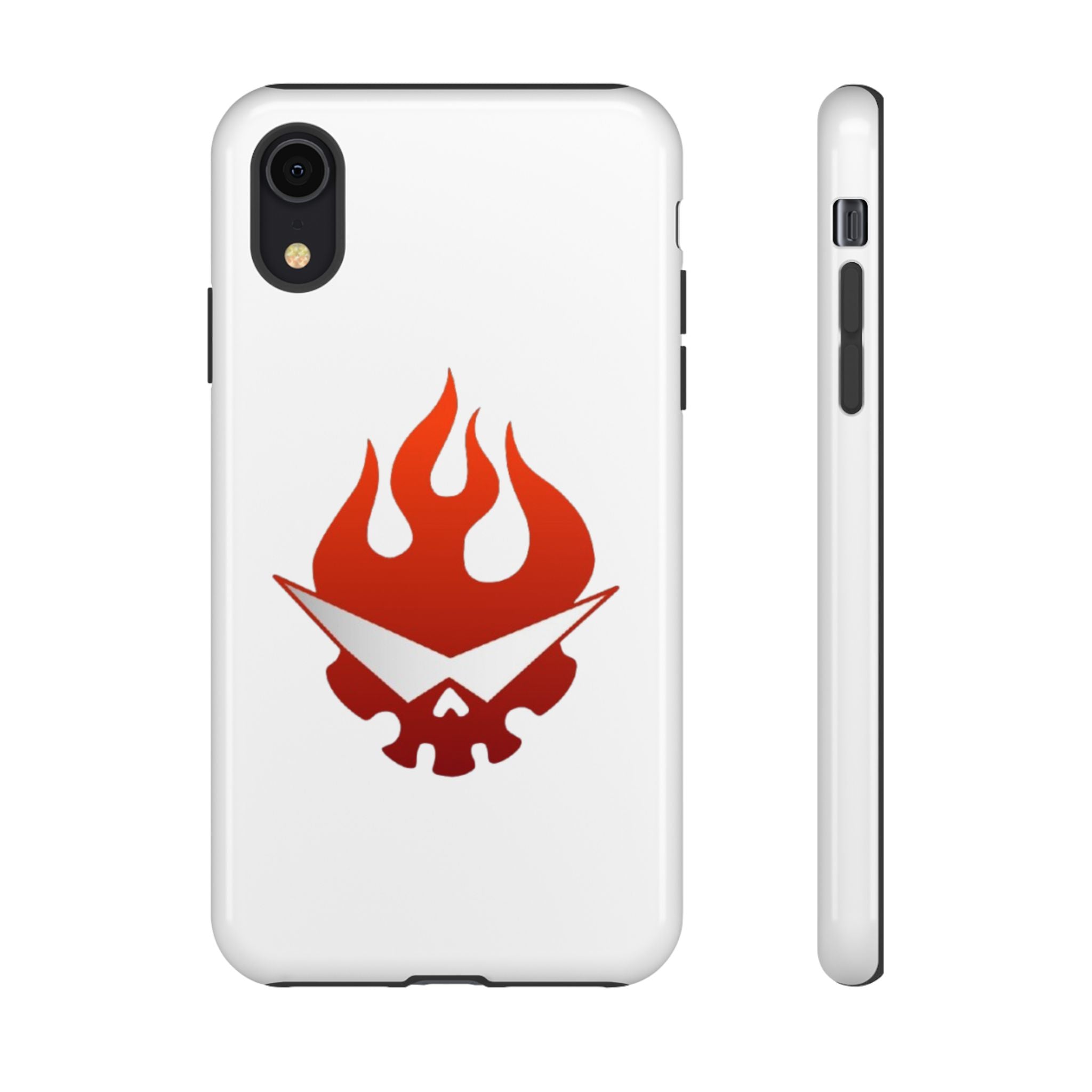 Bold Flame Phone Case, Tough Cases for Daily Protection, Stylish Accessories, Gift for Fire Lovers, Trendy Tech Gear