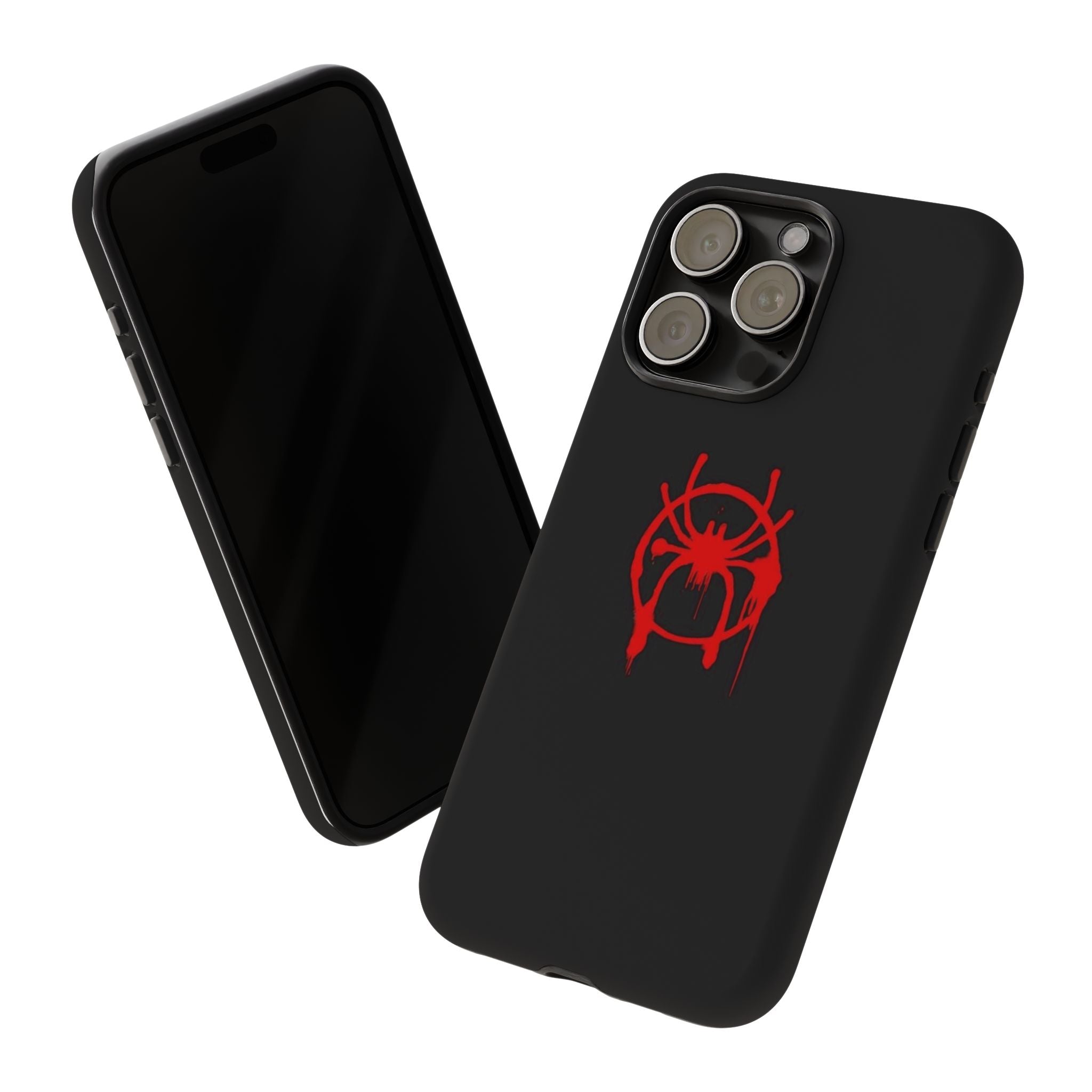 Red Spider Graphic Phone Case, Tough Phone Cover, Custom Mobile Protector, Stylish Gadget Accessory, Gift for Spider Fans