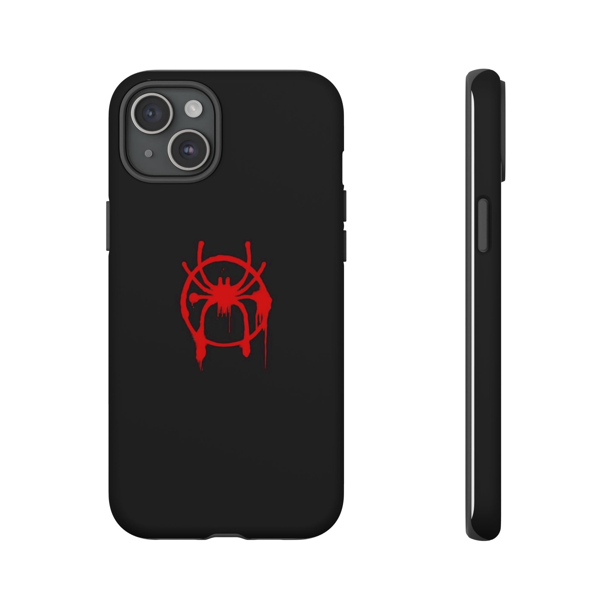 Red Spider Graphic Phone Case, Tough Phone Cover, Custom Mobile Protector, Stylish Gadget Accessory, Gift for Spider Fans