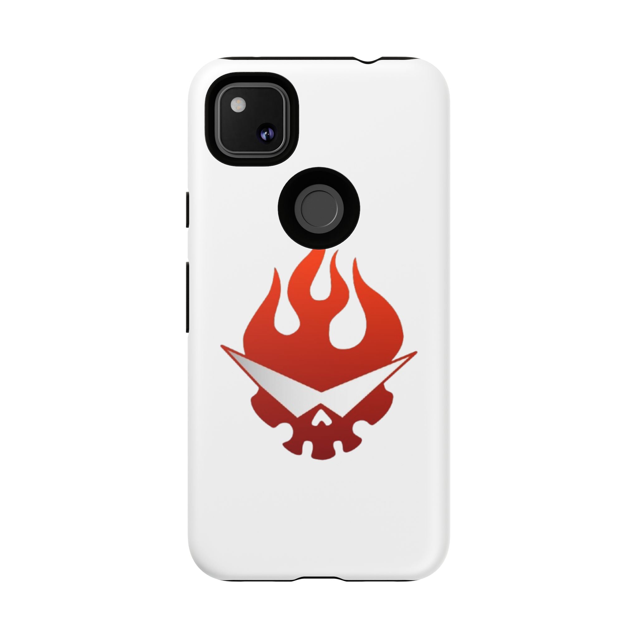 Bold Flame Phone Case, Tough Cases for Daily Protection, Stylish Accessories, Gift for Fire Lovers, Trendy Tech Gear