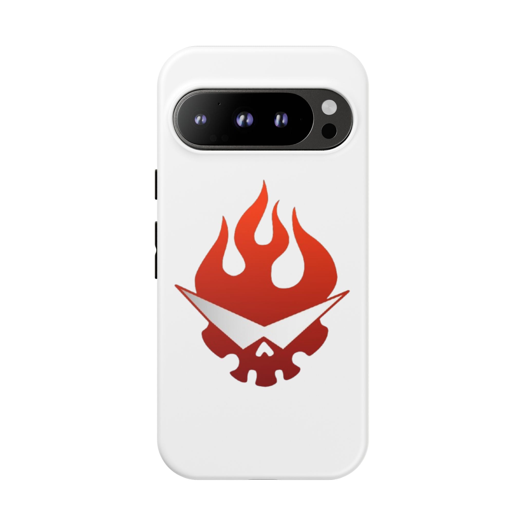 Bold Flame Phone Case, Tough Cases for Daily Protection, Stylish Accessories, Gift for Fire Lovers, Trendy Tech Gear