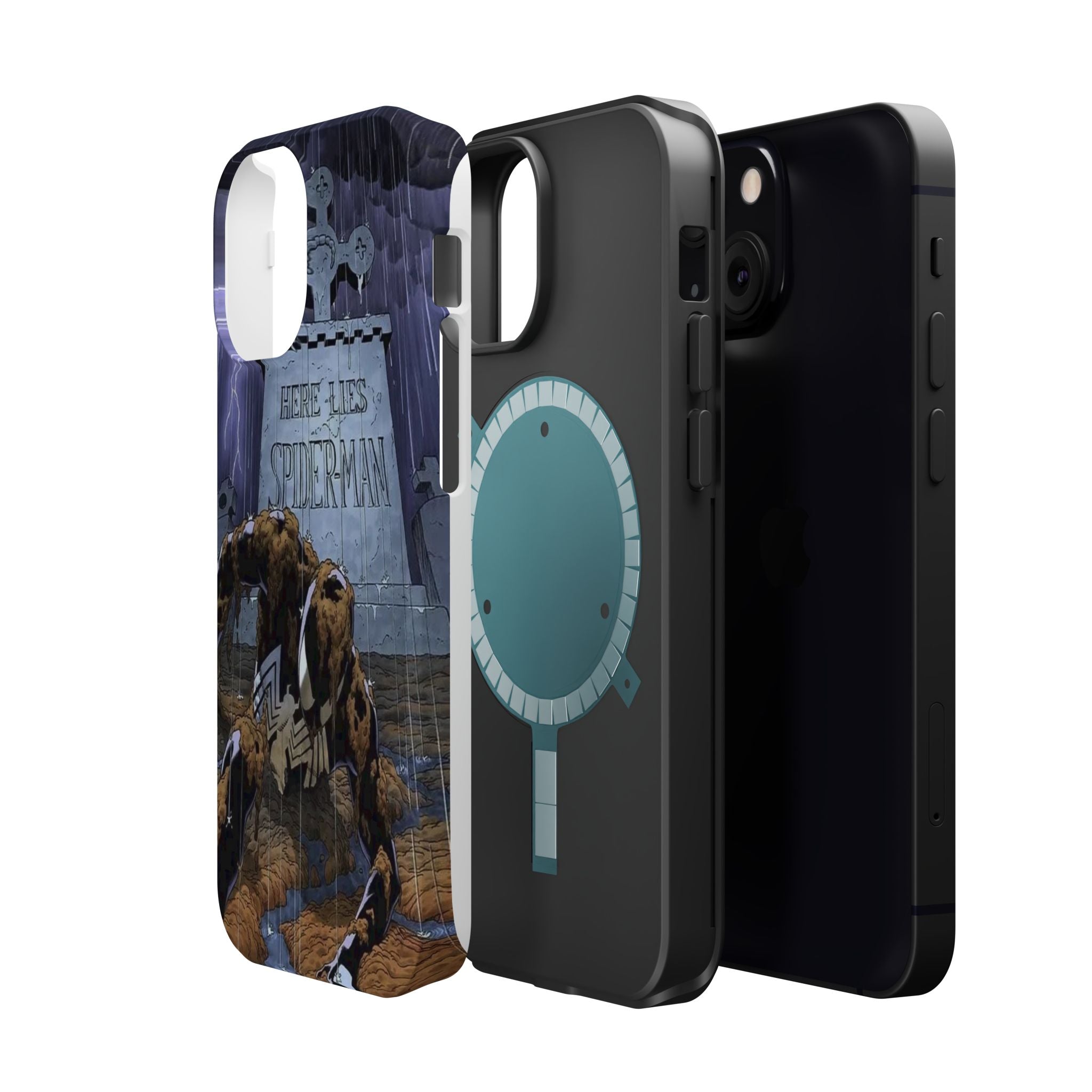 Spiderman Magnetic Phone Cases, Marvel Accessory, Superhero Gift, Phone Protection, Cool Collectible