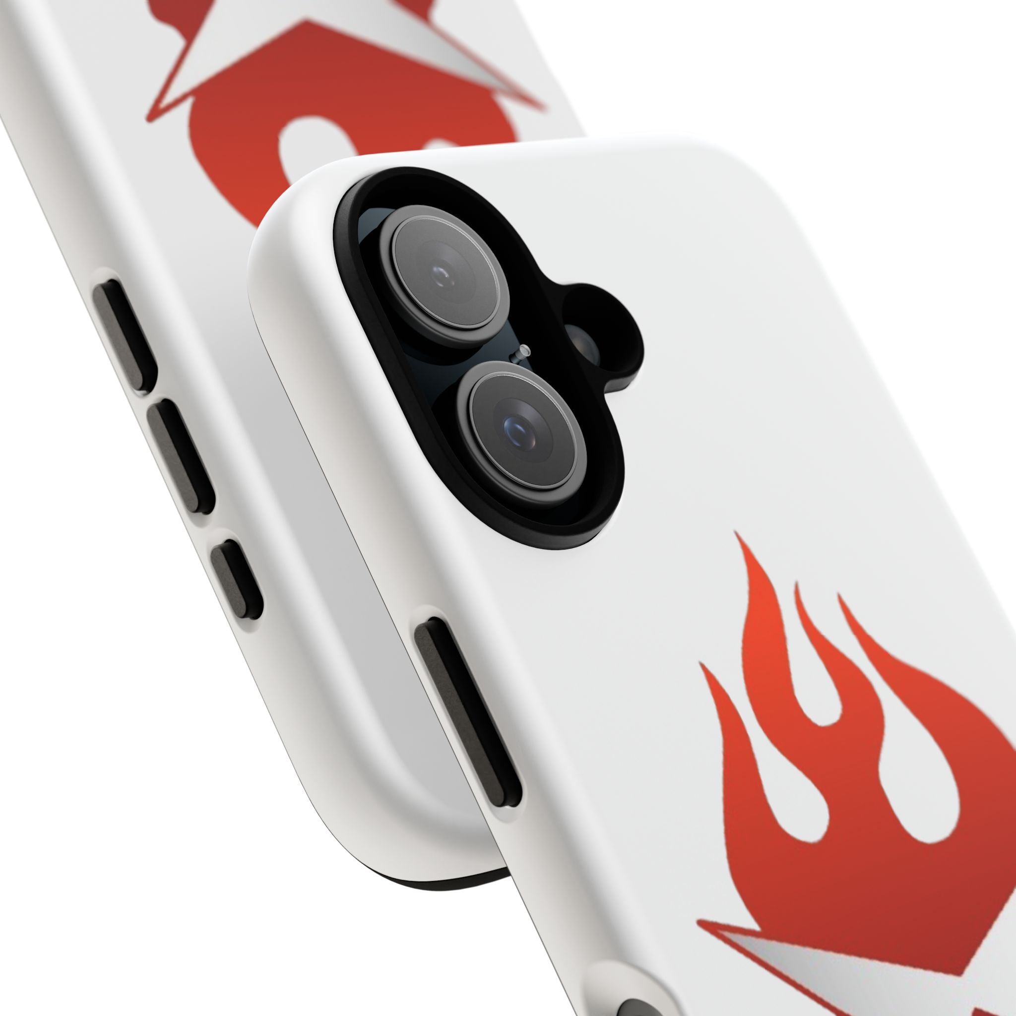 Bold Flame Phone Case, Tough Cases for Daily Protection, Stylish Accessories, Gift for Fire Lovers, Trendy Tech Gear