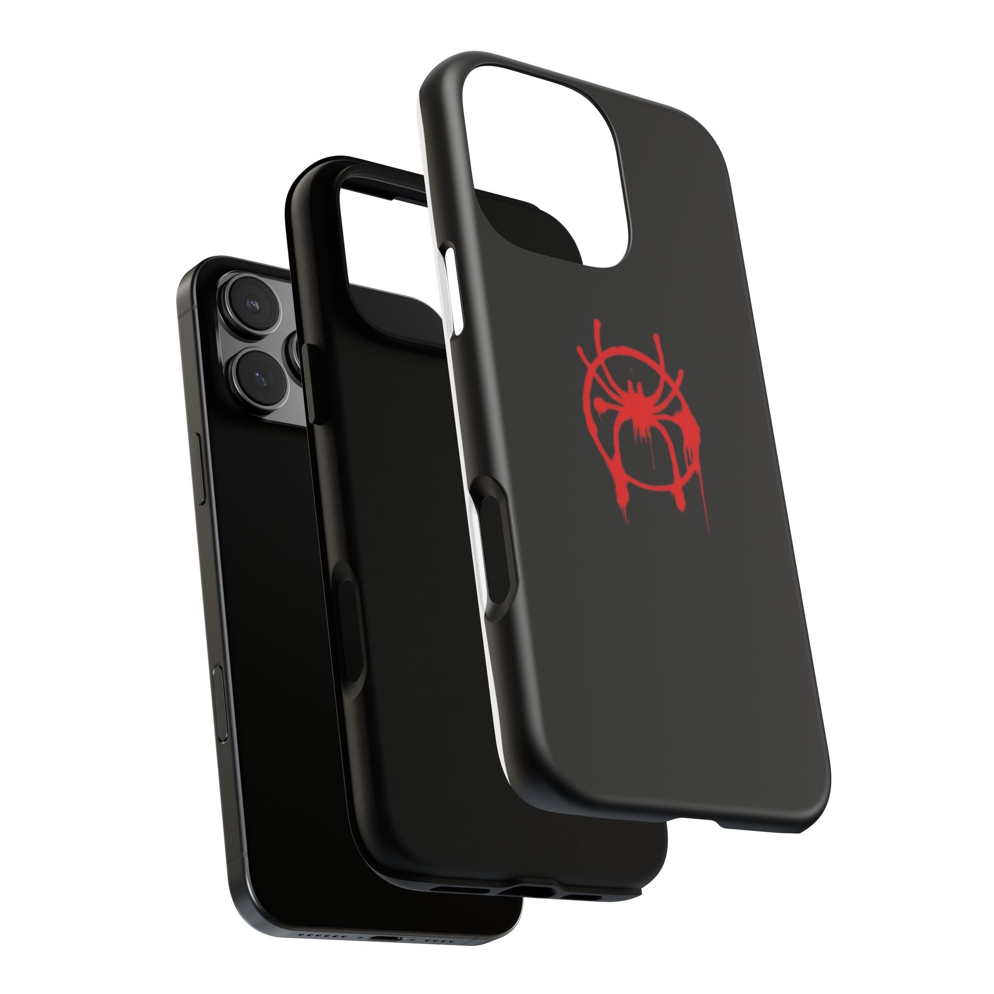 Red Spider Graphic Phone Case, Tough Phone Cover, Custom Mobile Protector, Stylish Gadget Accessory, Gift for Spider Fans