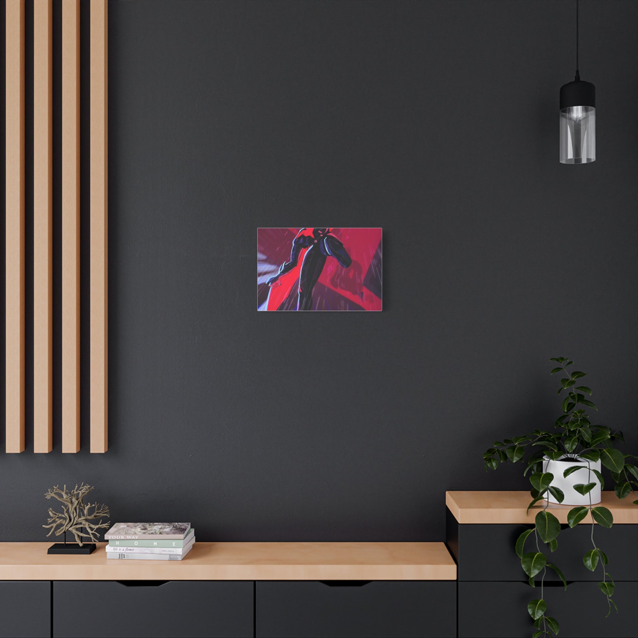 Stretched Canvas Art Print, Gothic Wall Decor, Perfect Gift for Art Lovers, Modern Bedroom Decor, Unique Home Wall Art, Gift for Her