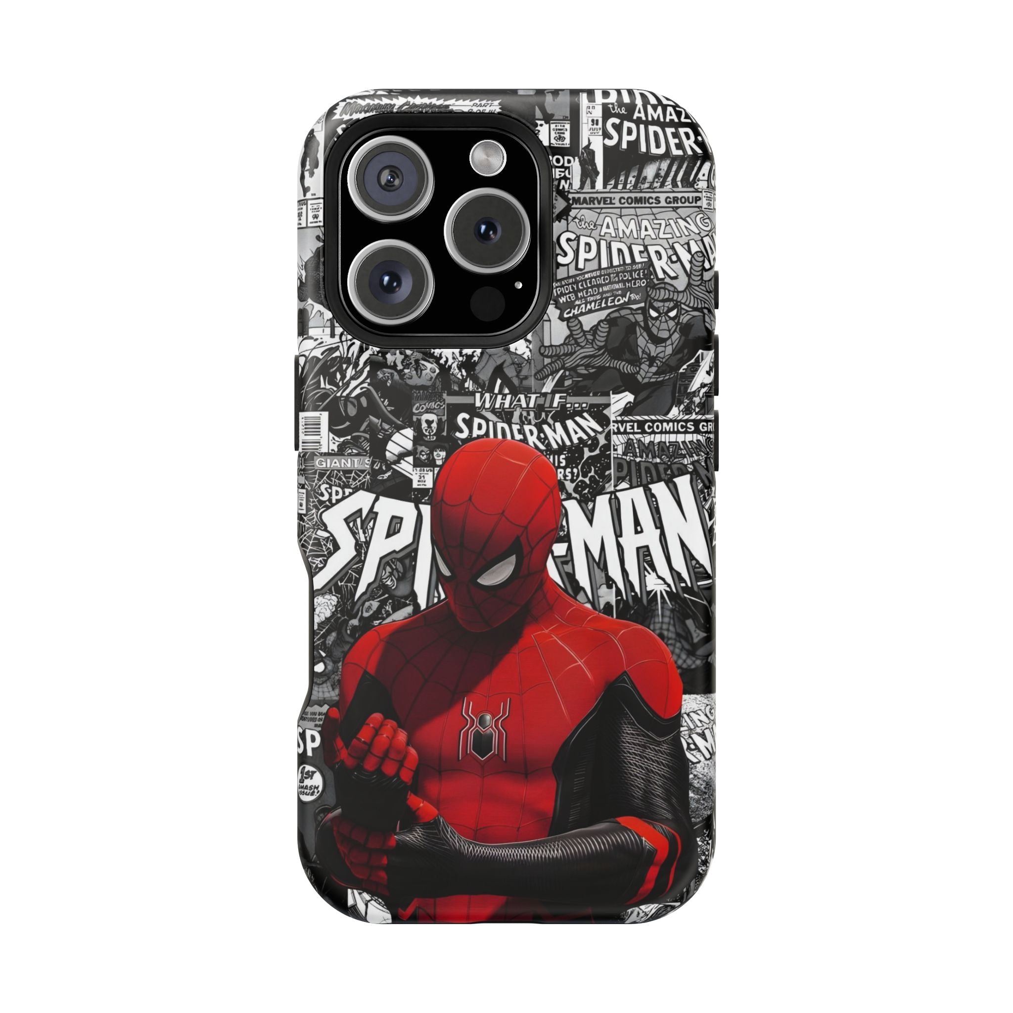 Spider-Man Magnetic Tough Case, Superhero Phone Cover, Gifts for Comic Book Fans, Durable Phone Protection, Kids and Adult Accessories