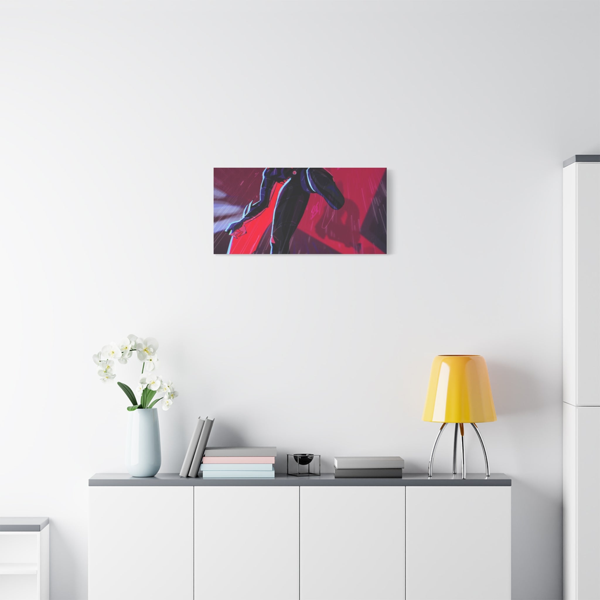 Stretched Canvas Art Print, Gothic Wall Decor, Perfect Gift for Art Lovers, Modern Bedroom Decor, Unique Home Wall Art, Gift for Her