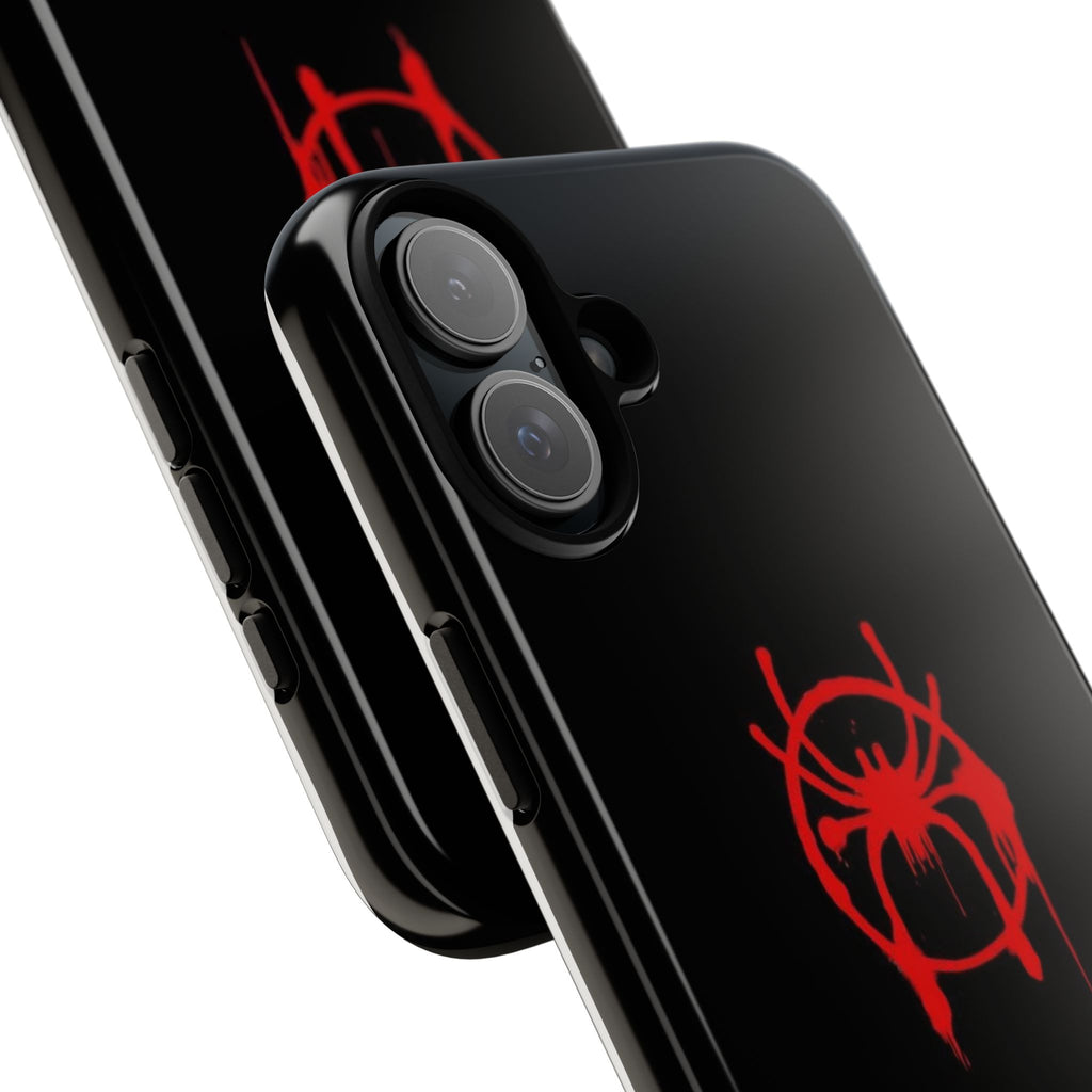 Red Spider Graphic Phone Case, Tough Phone Cover, Custom Mobile Protector, Stylish Gadget Accessory, Gift for Spider Fans